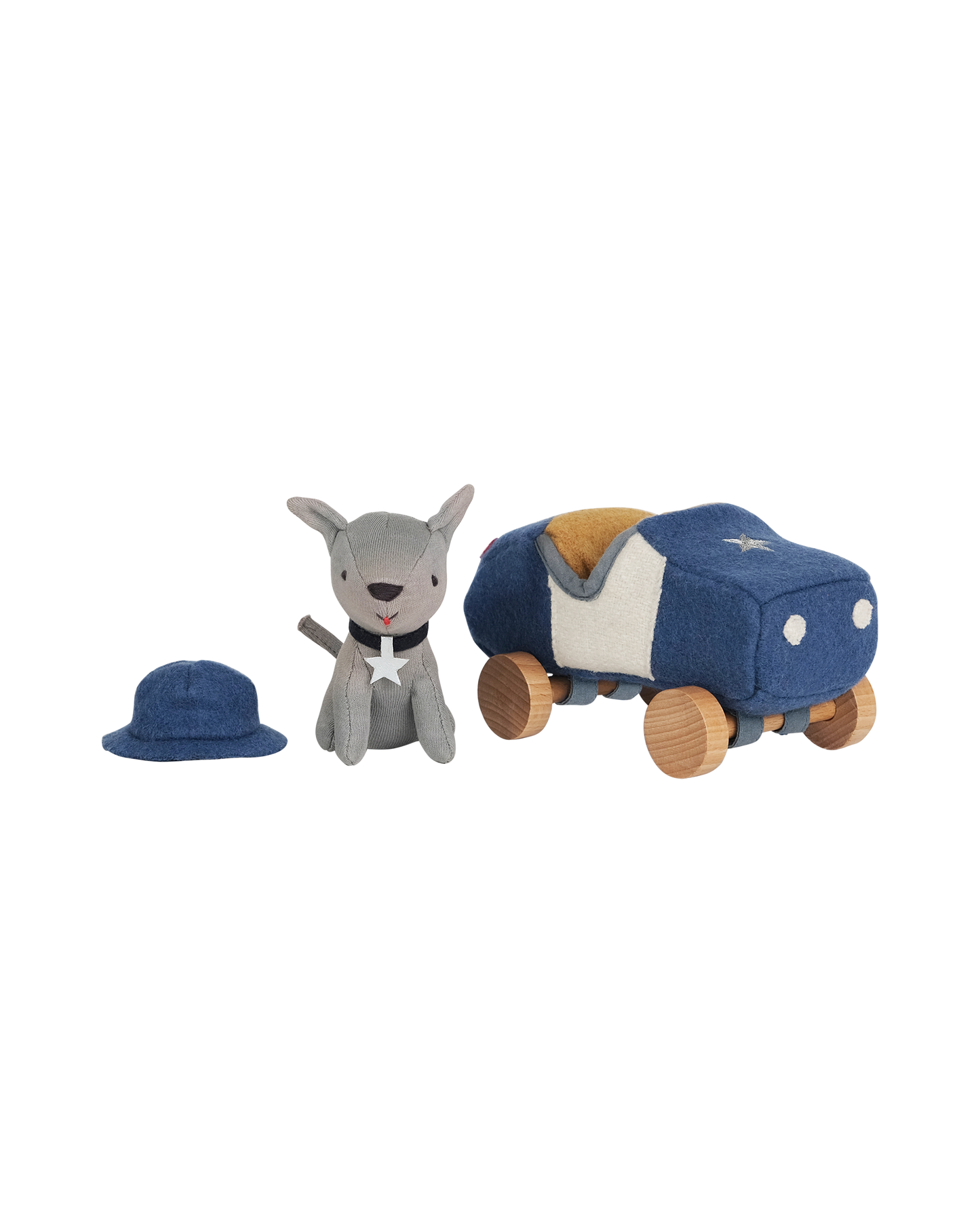 Holdie Dog-go Officer Driver Dog Car - Frozzy