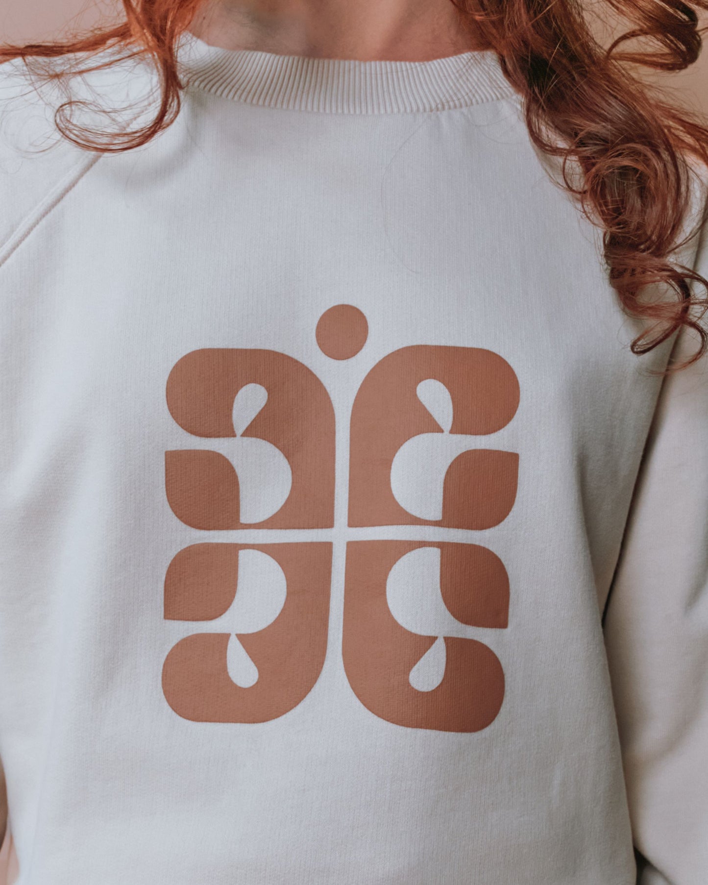 Sweat - Logo beige clair