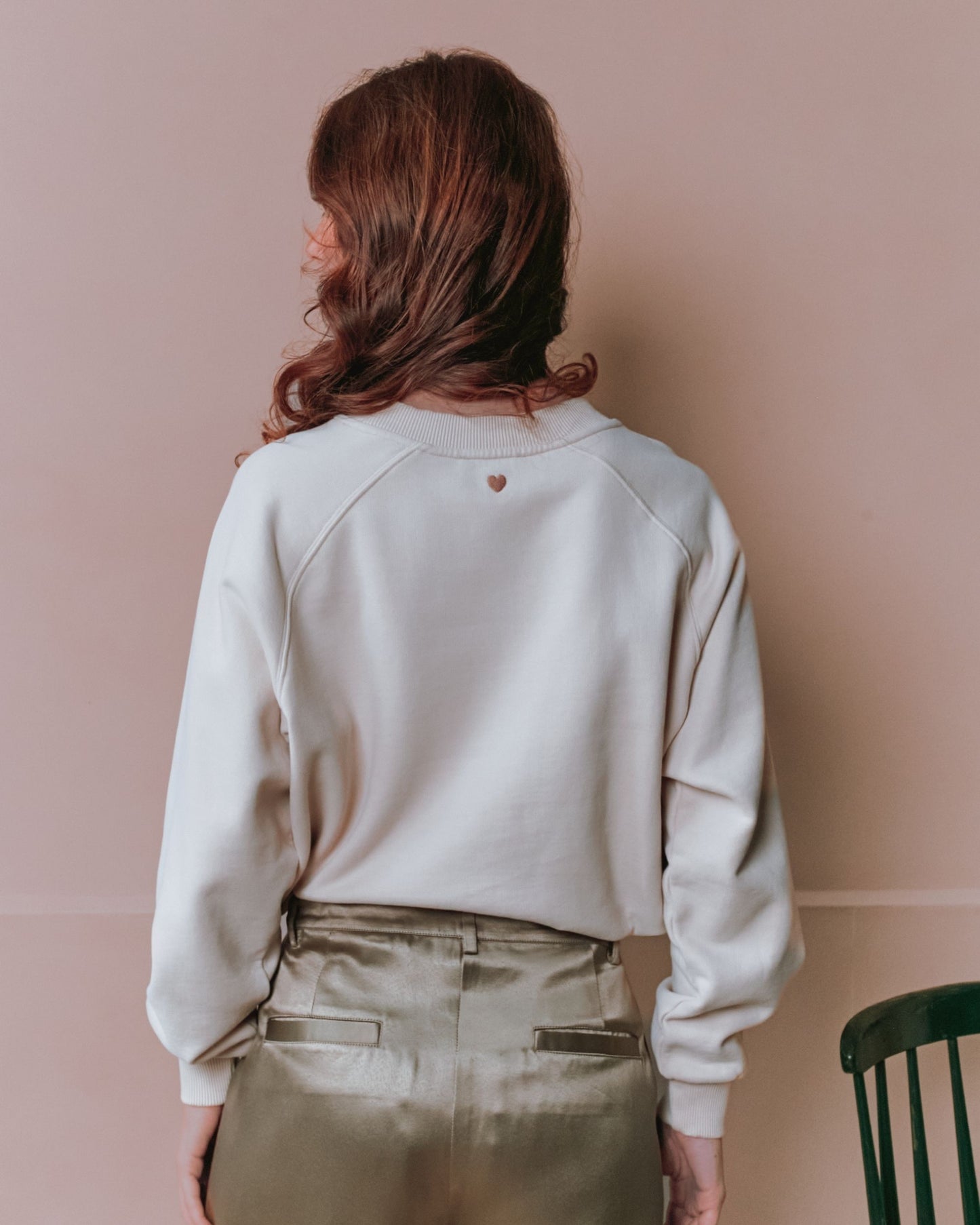 Sweat - Logo beige clair