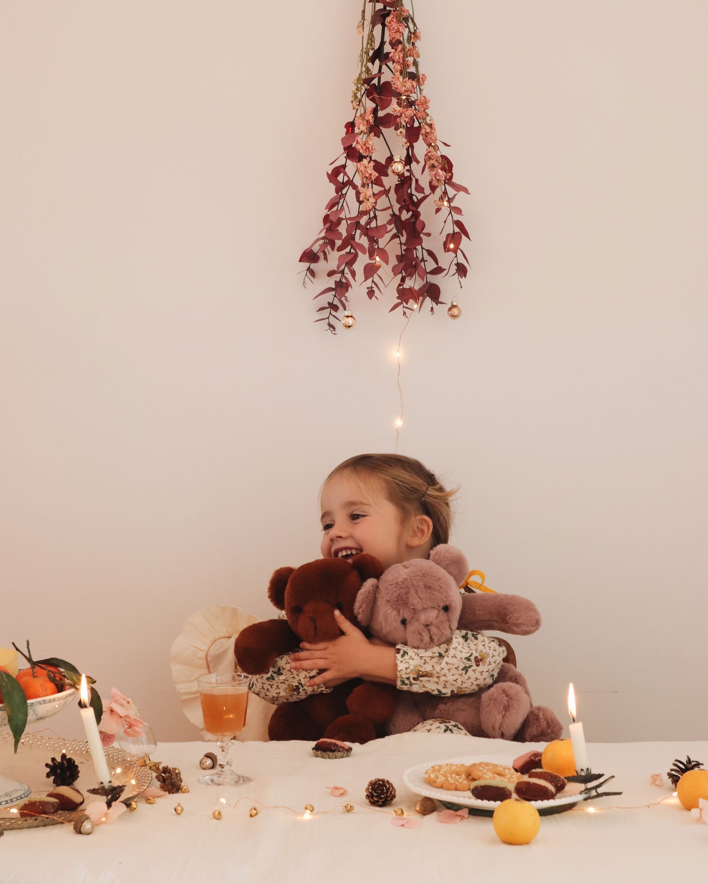 Peluche - Ours parme Pamplemousse x Emile et Ida