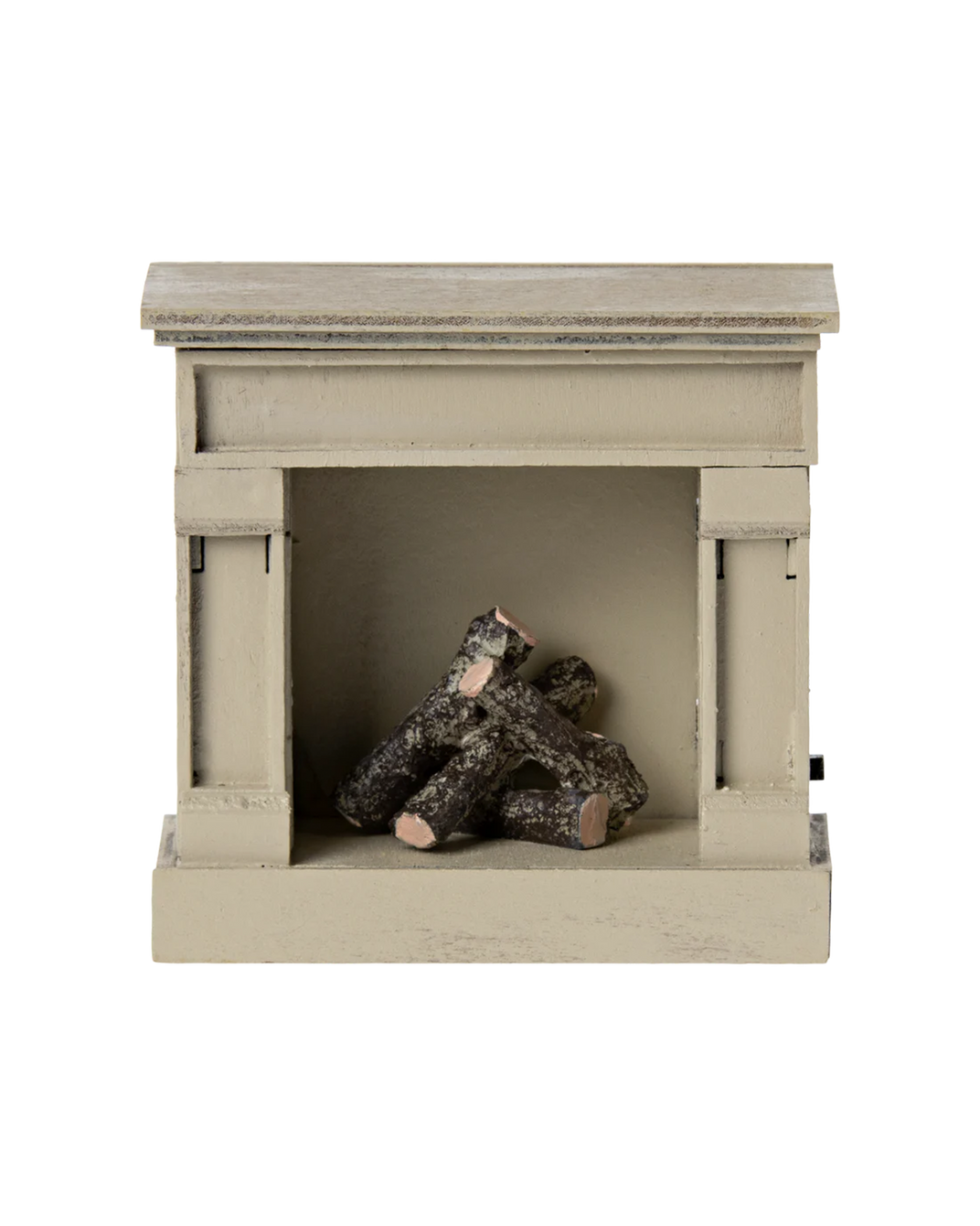 Off-white mouse fireplace - Maileg