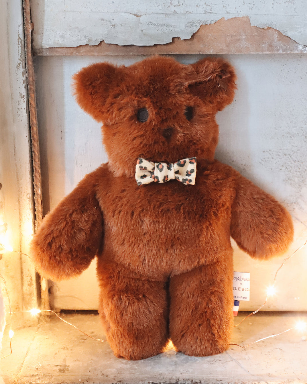 Peluche - Ourson roux Pamplemousse x Emile et Ida