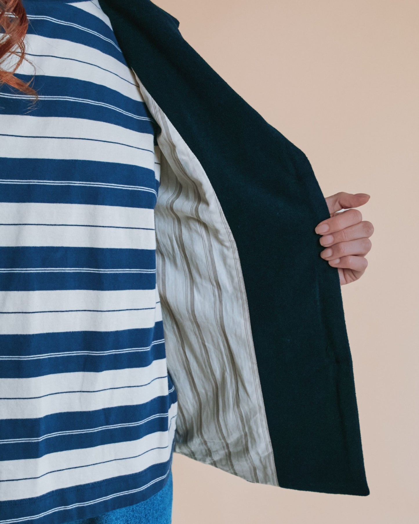 Veste tailleur - Laine marine