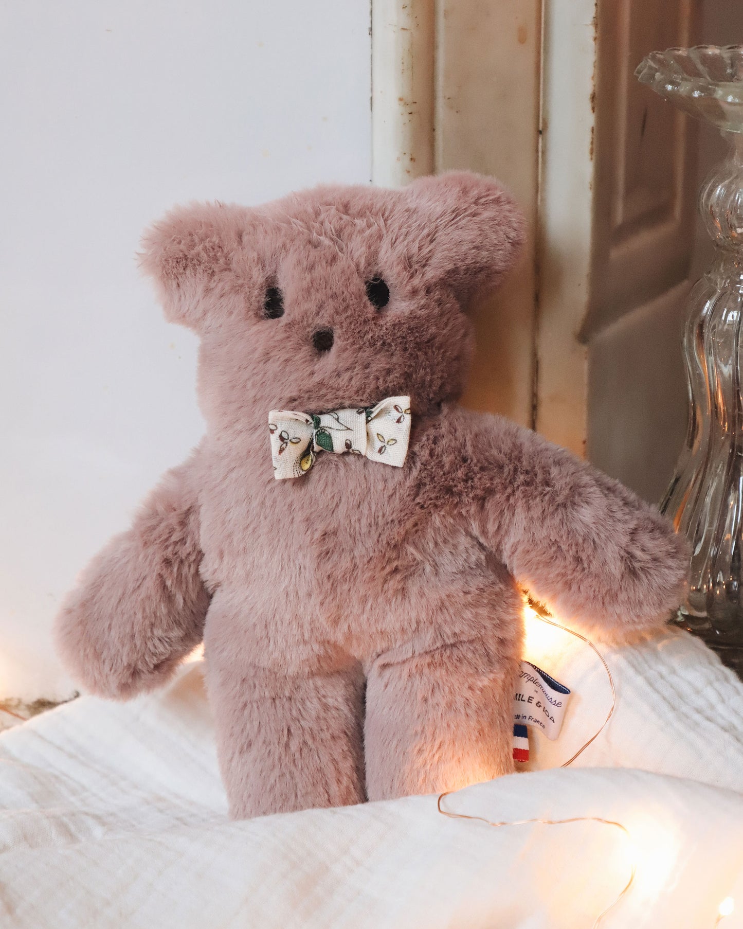 Peluche - Ourson parme Pamplemousse x Emile et Ida