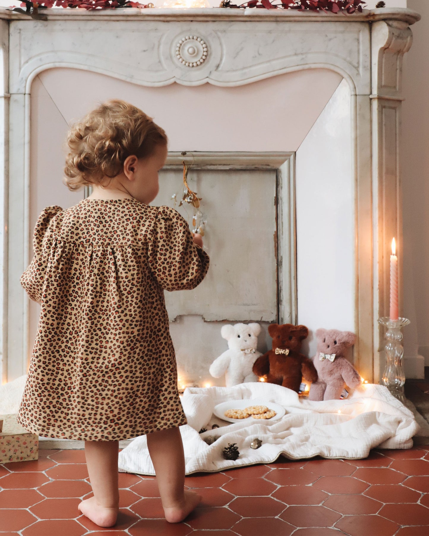 Peluche - Ourson roux Pamplemousse x Emile et Ida