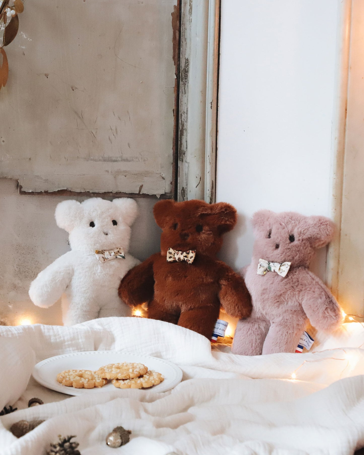 Peluche - Ourson écru Pamplemousse x Emile et Ida