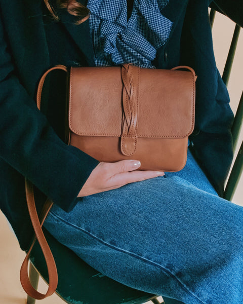 Sac à bandoulière - Cuir camel