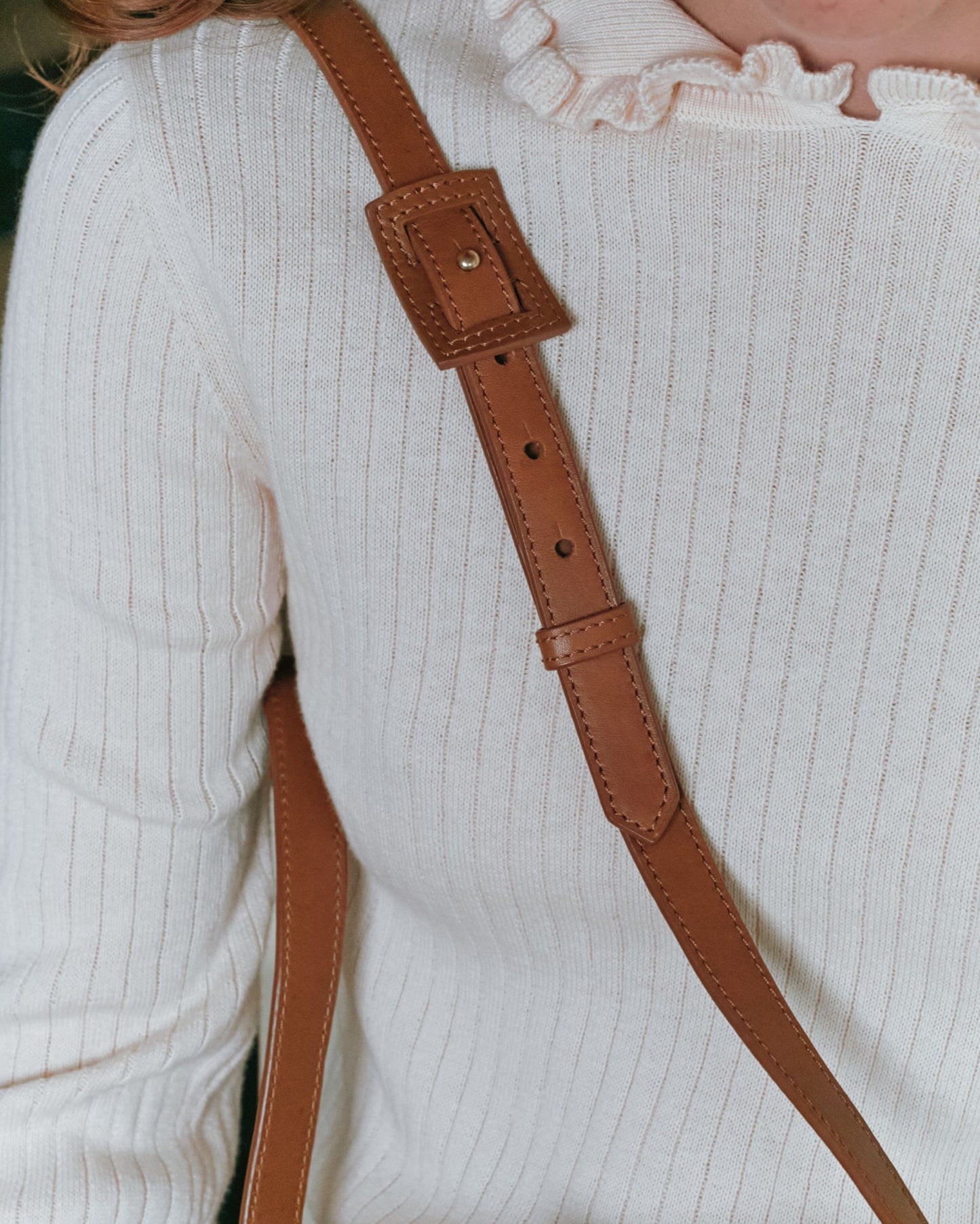 Sac à bandoulière - Cuir camel
