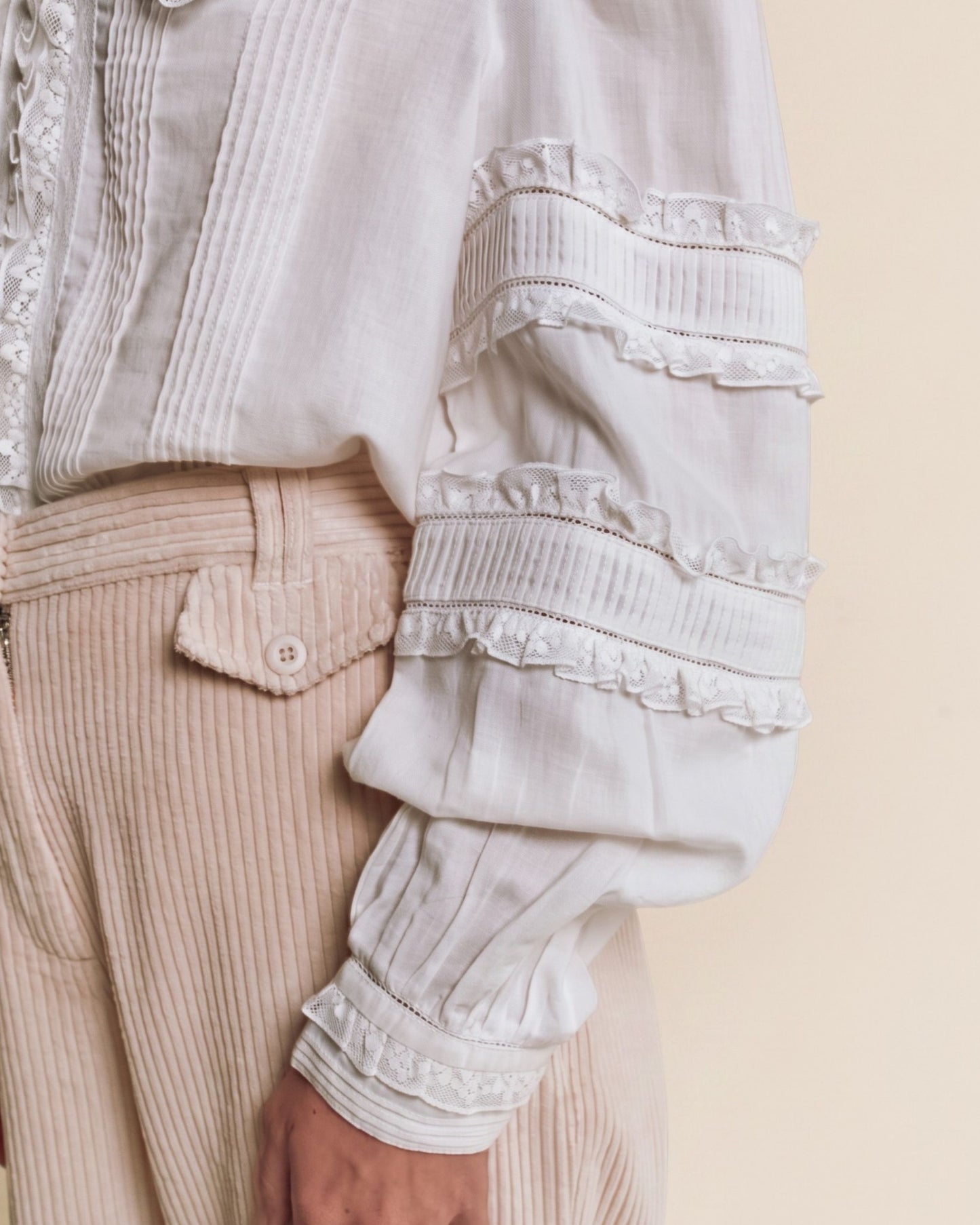 Blouse - Dentelle écru