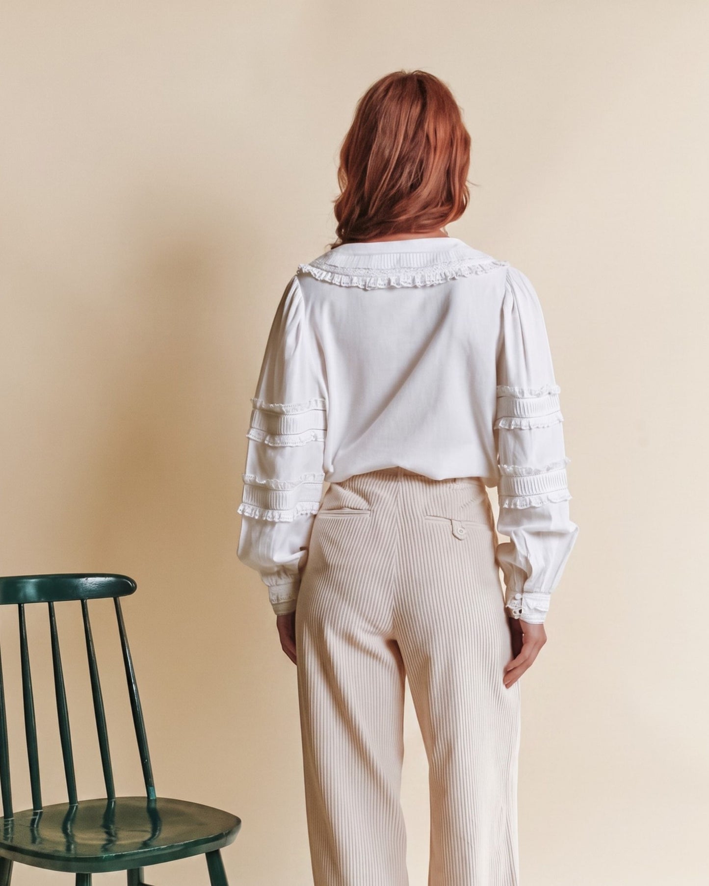 Blouse - Dentelle écru