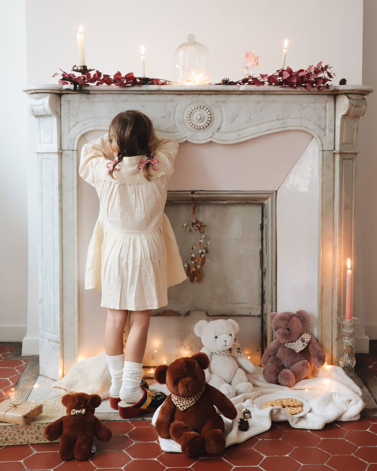 Peluche - Ours écru Pamplemousse x Emile et Ida