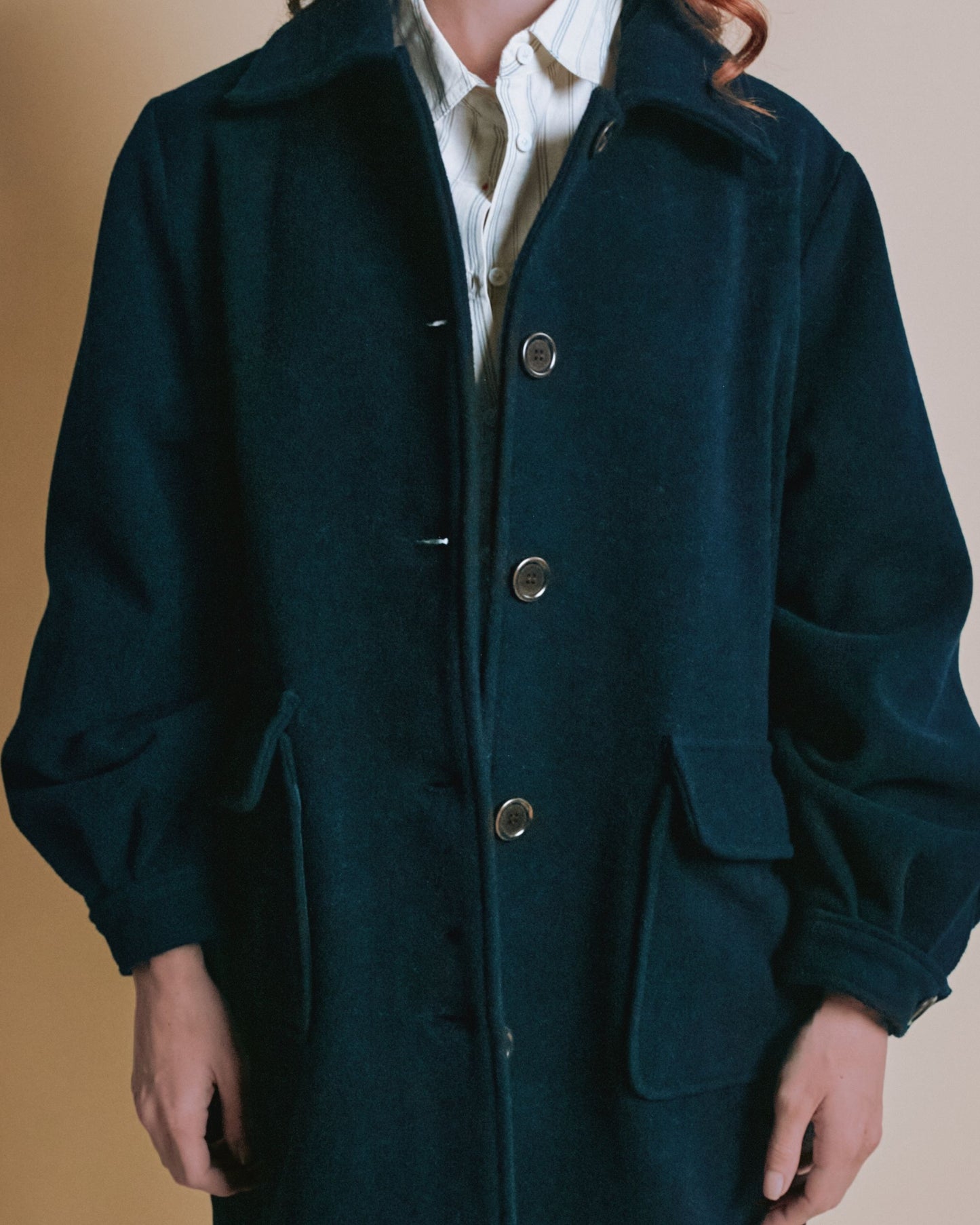 Manteau - Laine marine