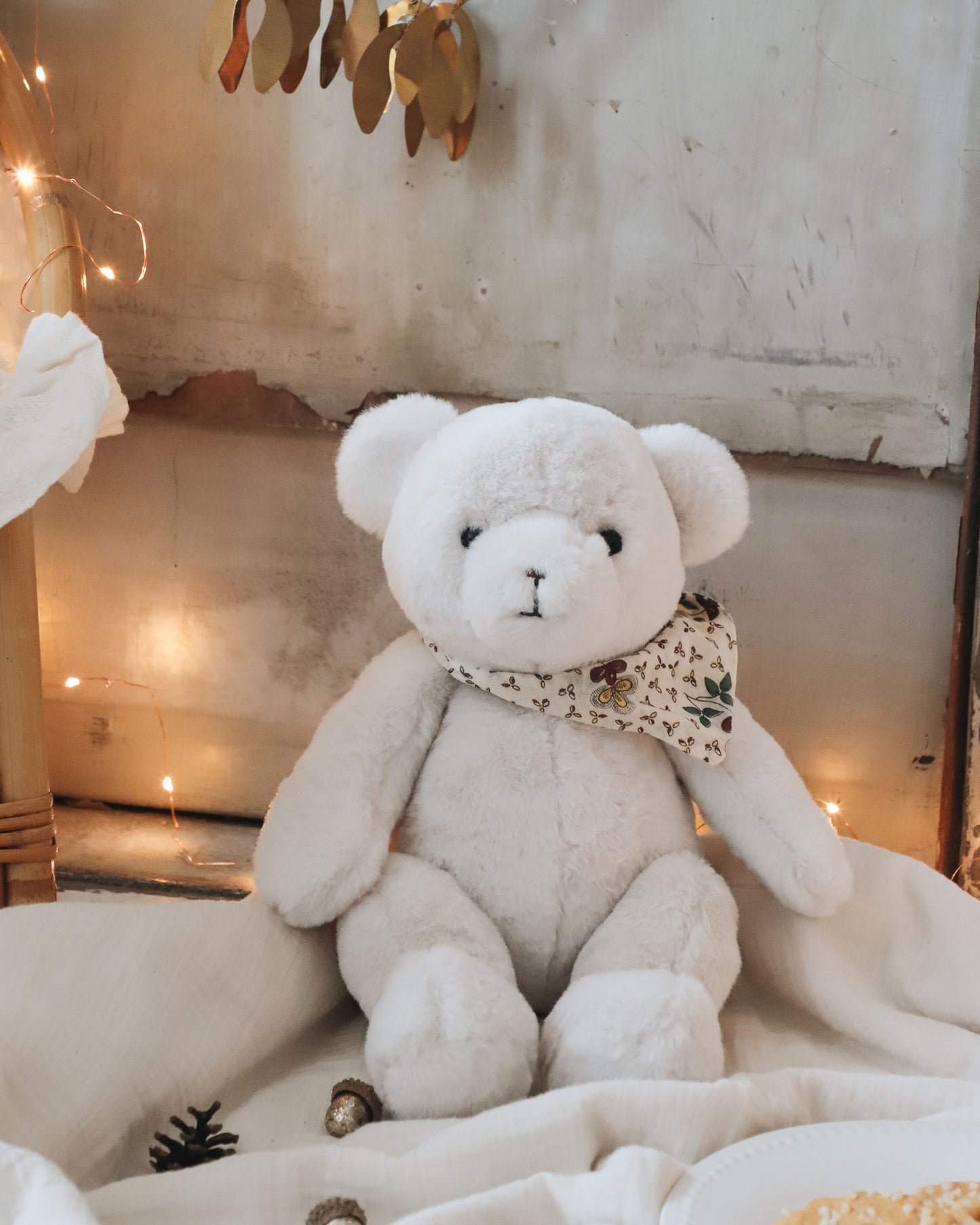 Peluche - Ours écru Pamplemousse x Emile et Ida