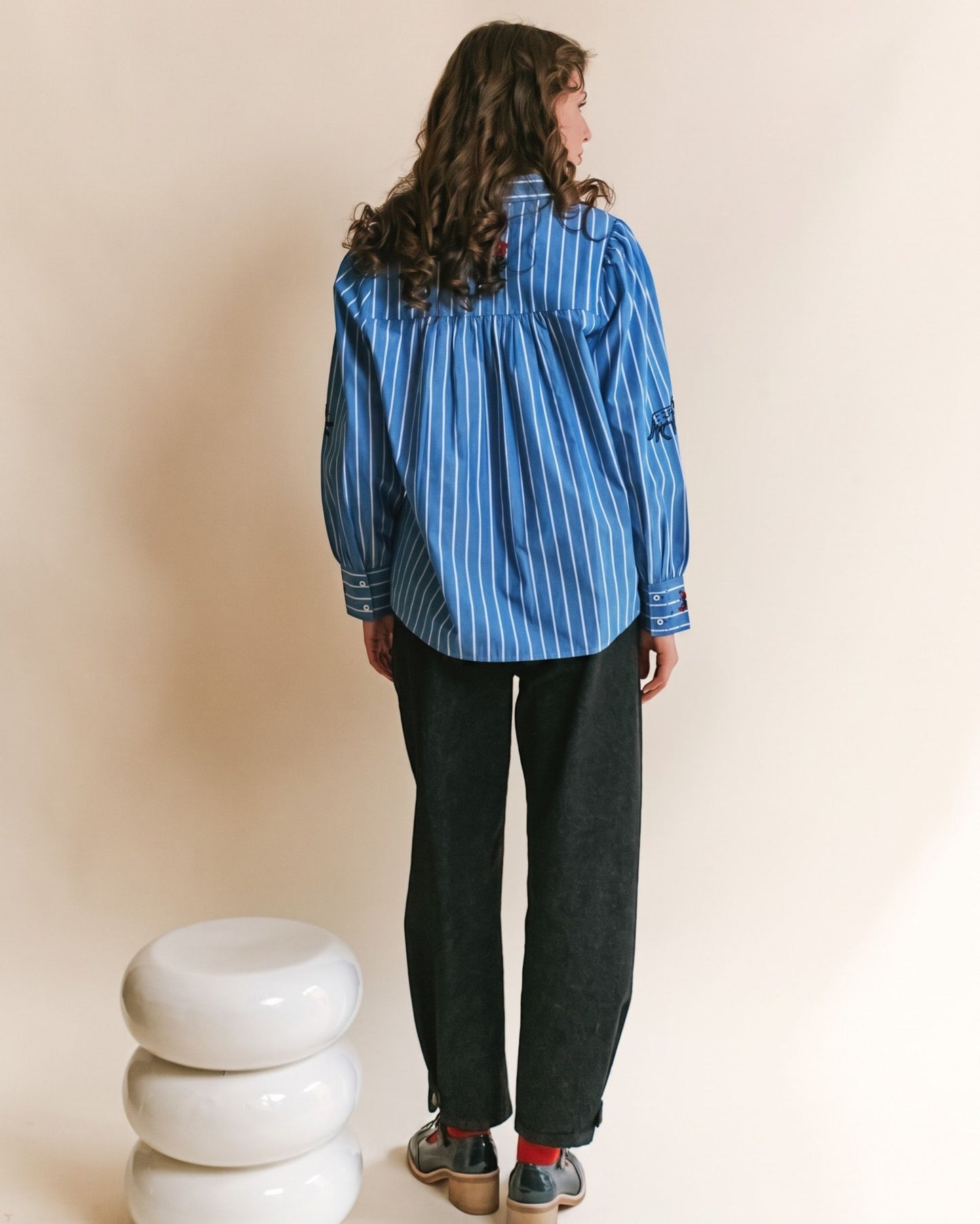 Pantalon jogger - Denim noir