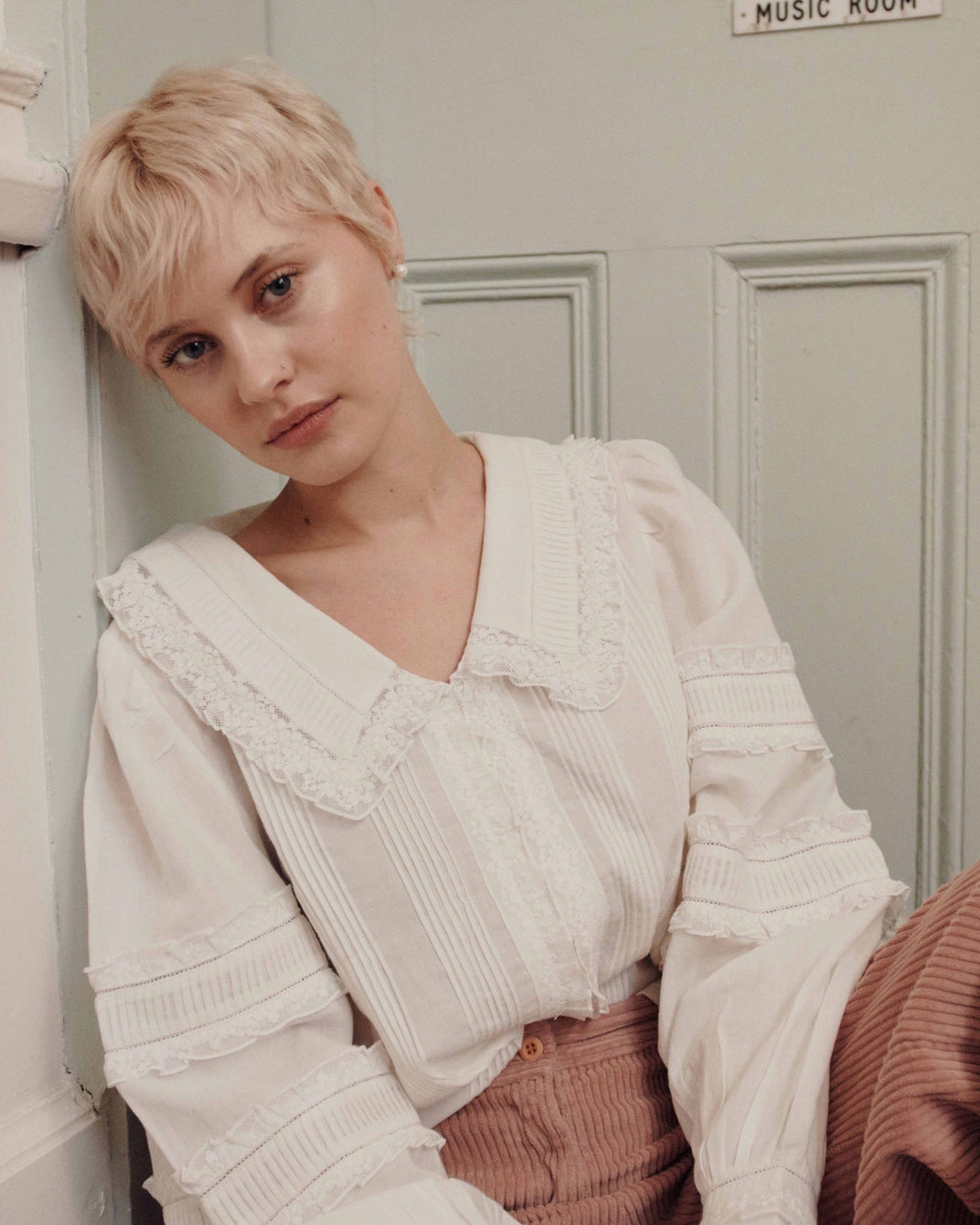 Blouse - Dentelle écru