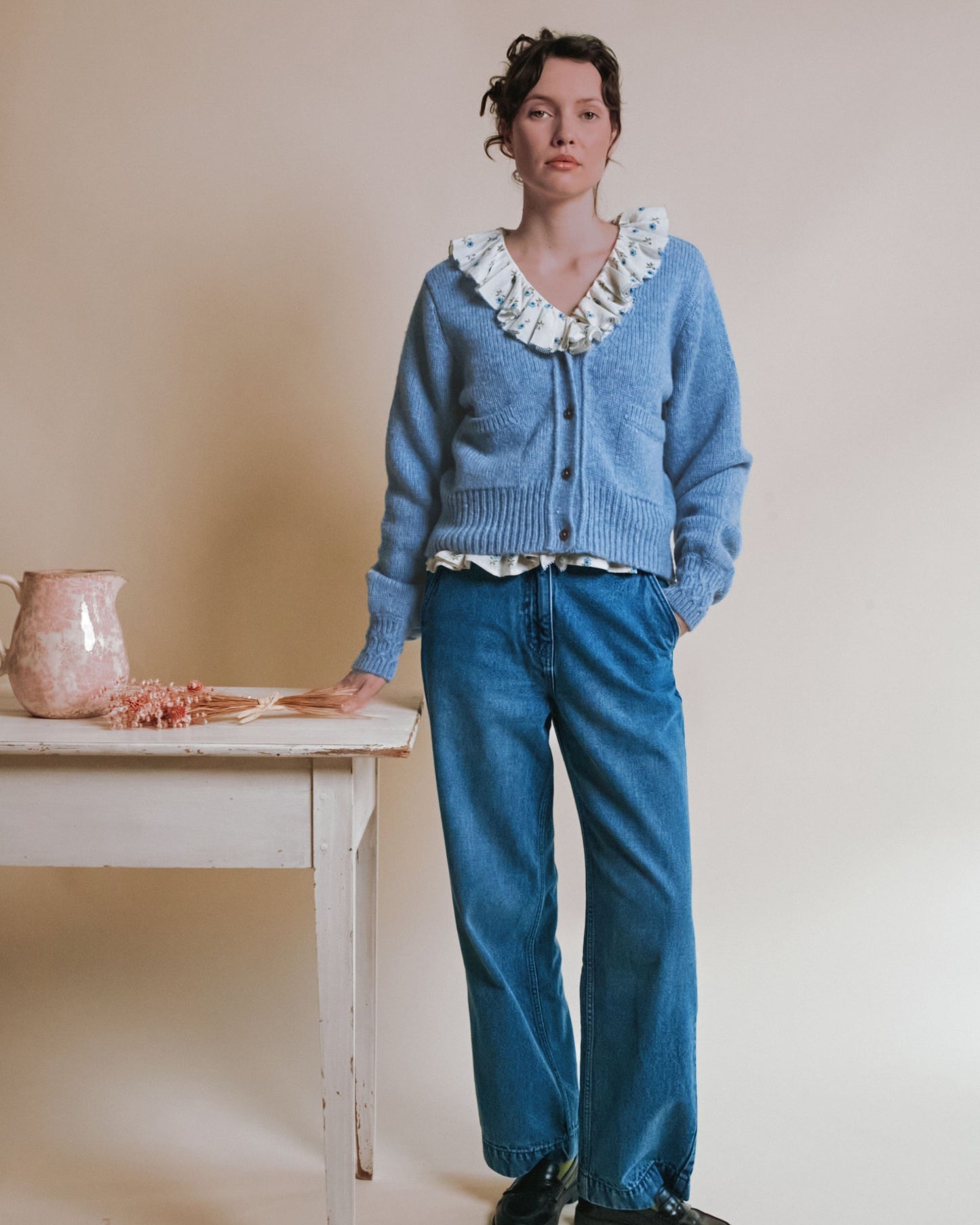 Cardigan - Ultra doux bleu clair
