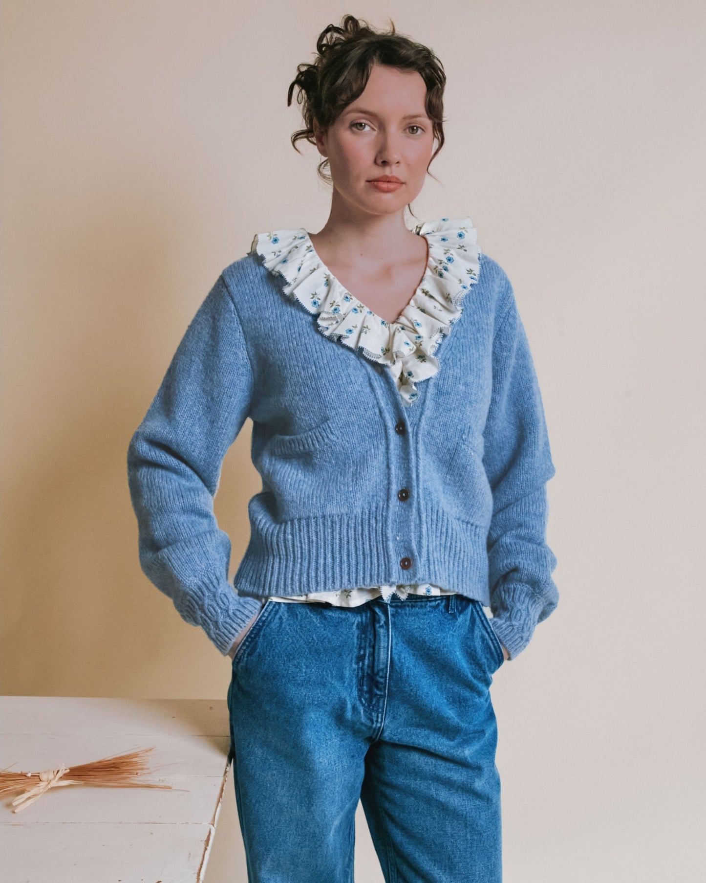 Cardigan - Ultra doux bleu clair