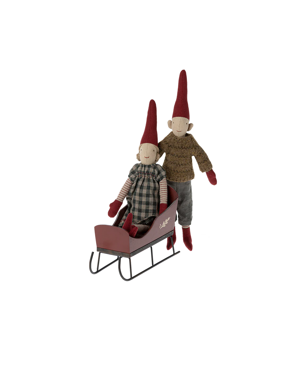 Red sleigh 12 cm - Maileg