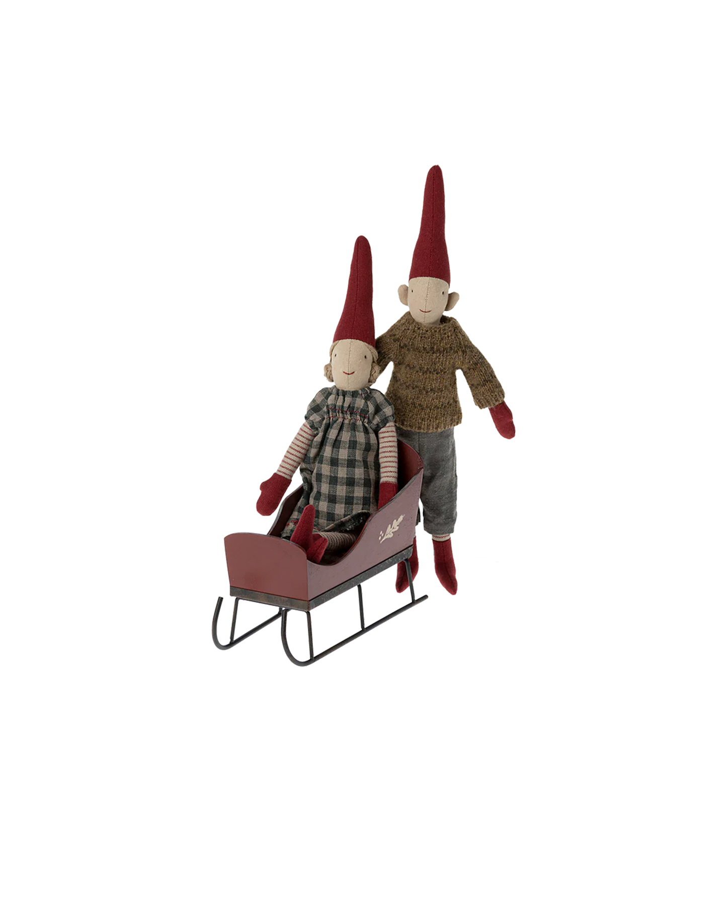 Red sleigh 12 cm - Maileg