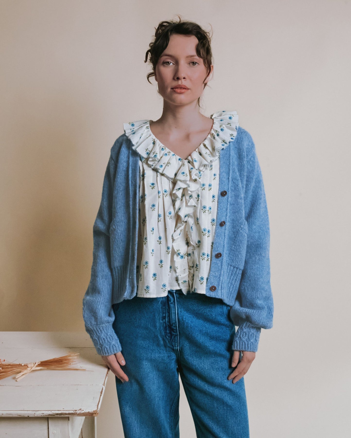 Cardigan - Ultra doux bleu clair