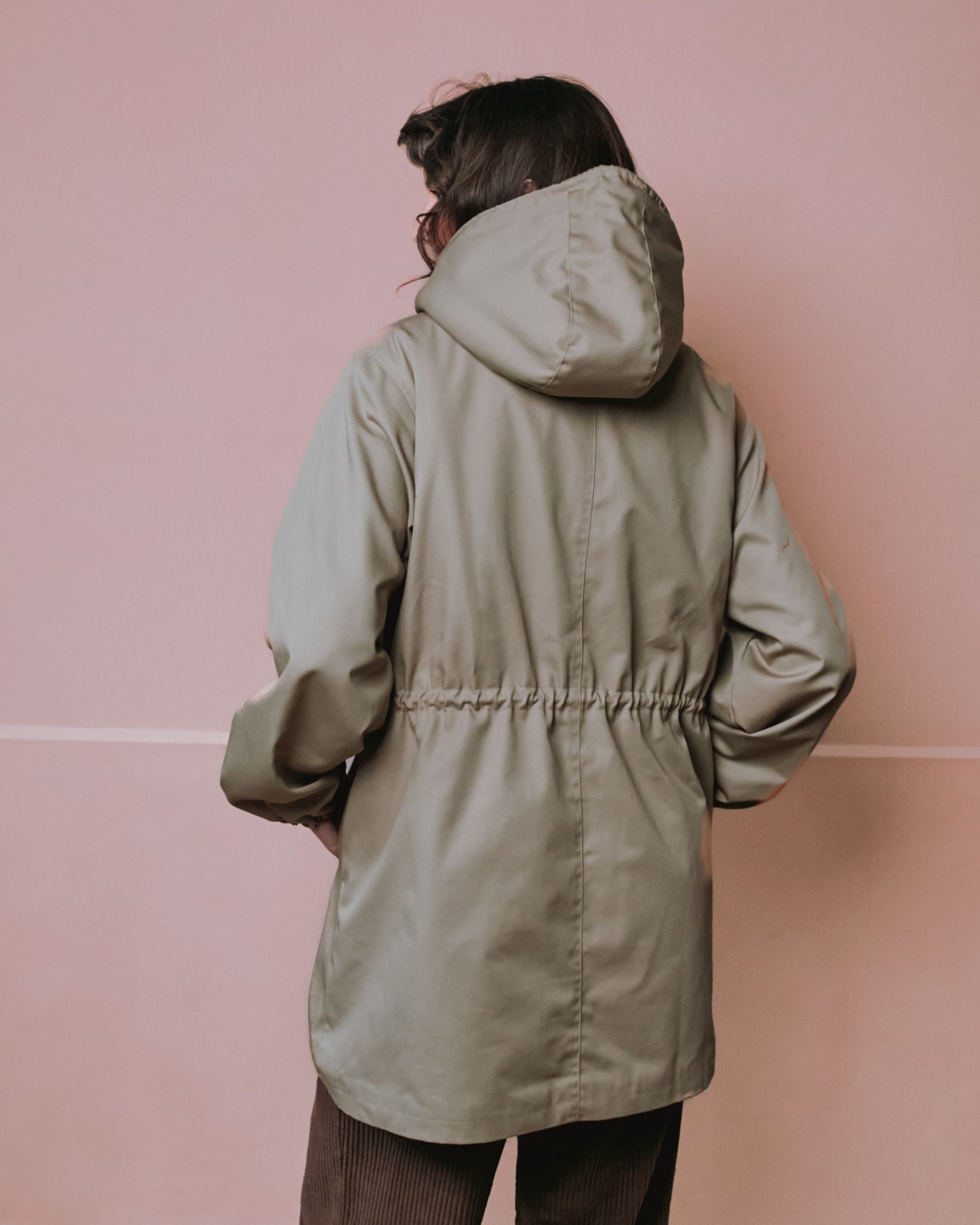 Parka - Doublée moumoute beige