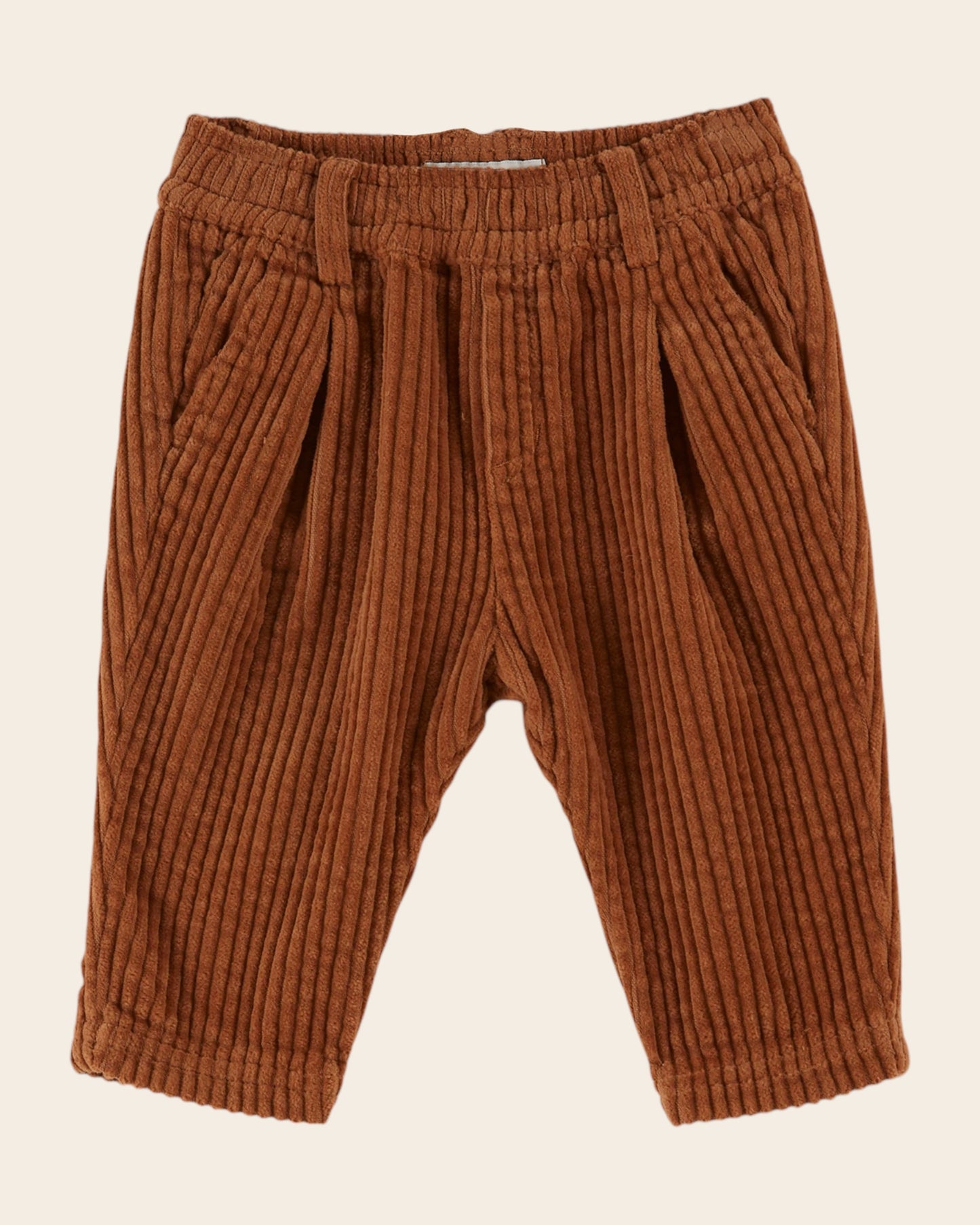 Pantalon - Velours cotelé caramel
