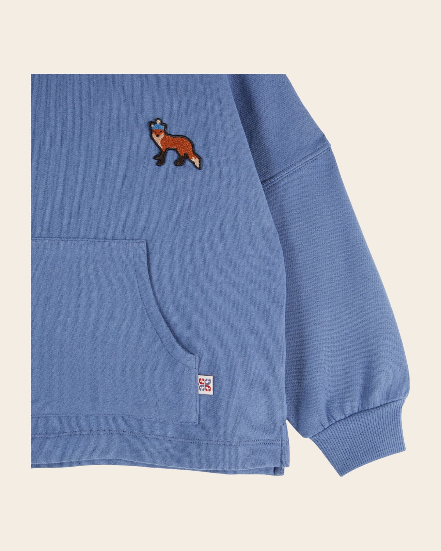 Sweat à capuche - Renard bleu