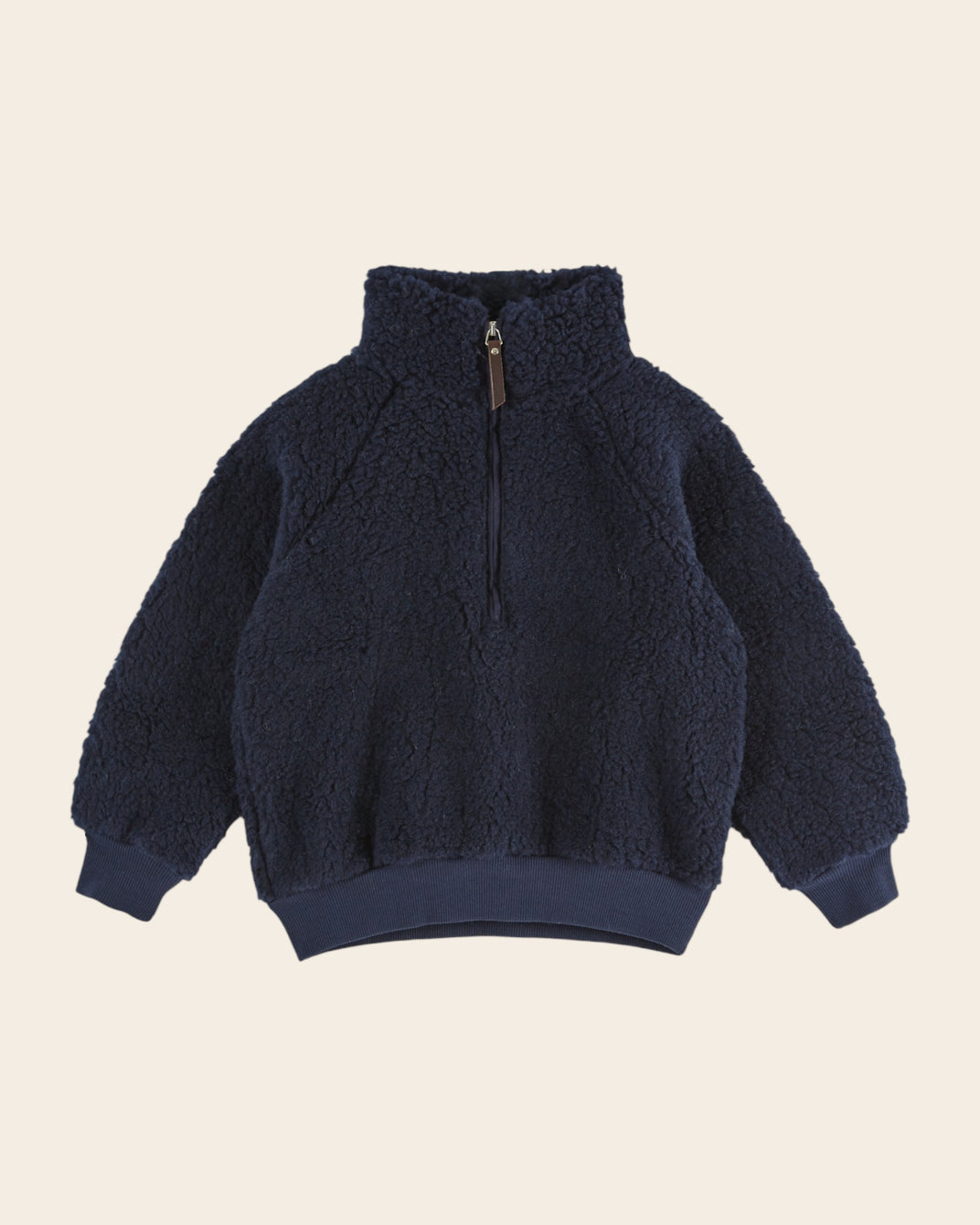 Sweat zippé enfant - Moumoute bleu marine