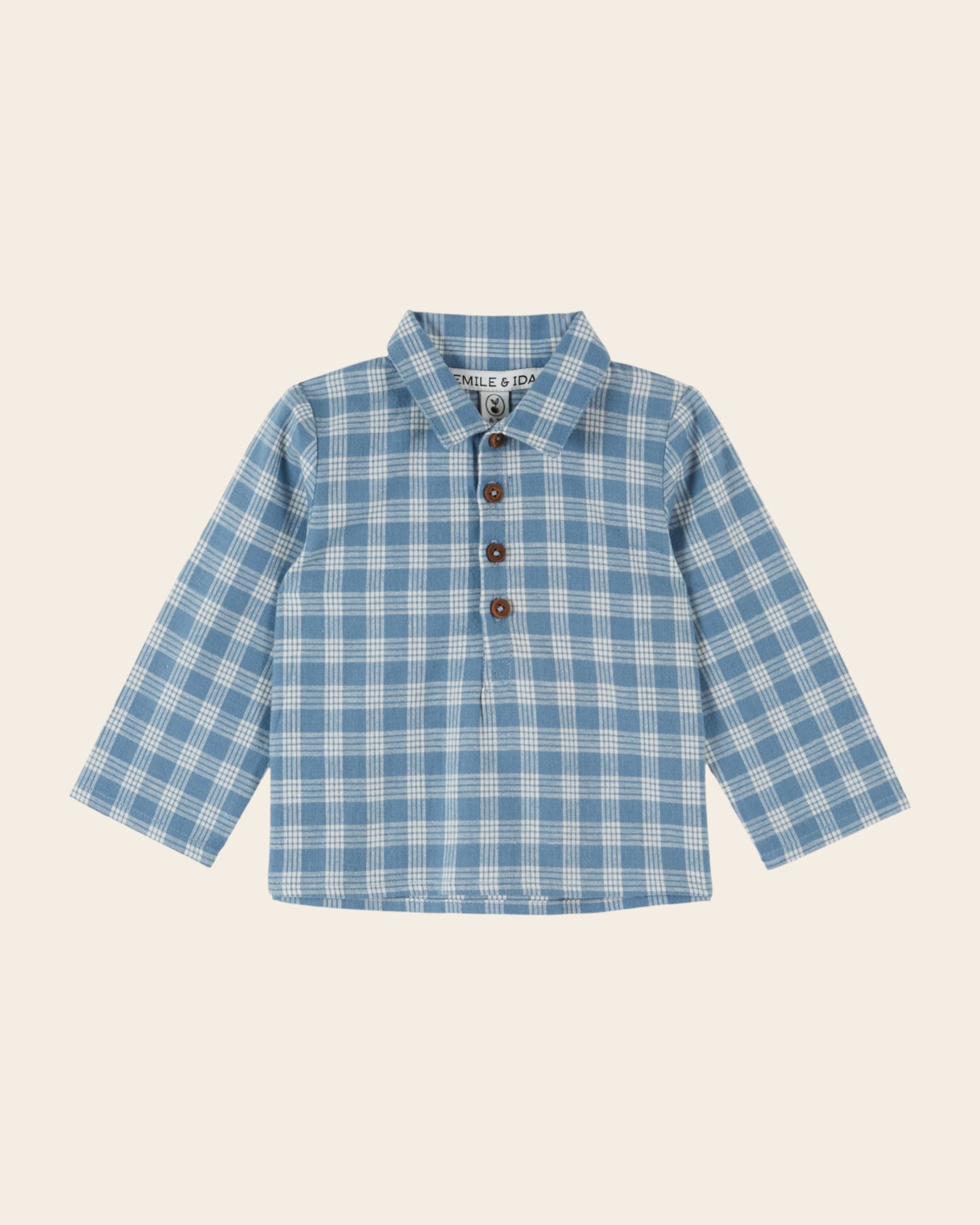 Chemise - Carreaux bleus et blancs