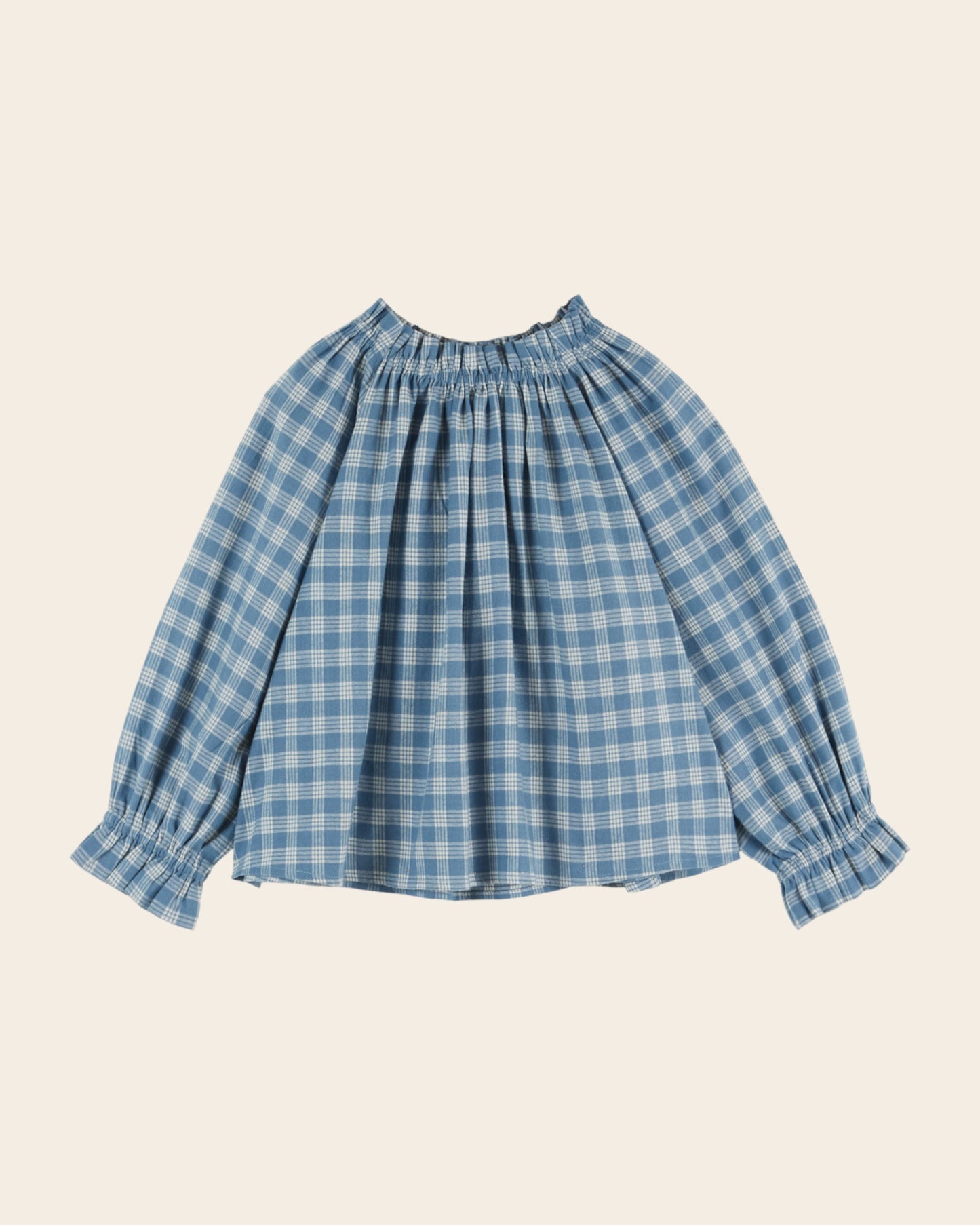 Blouse - Carreaux bleus