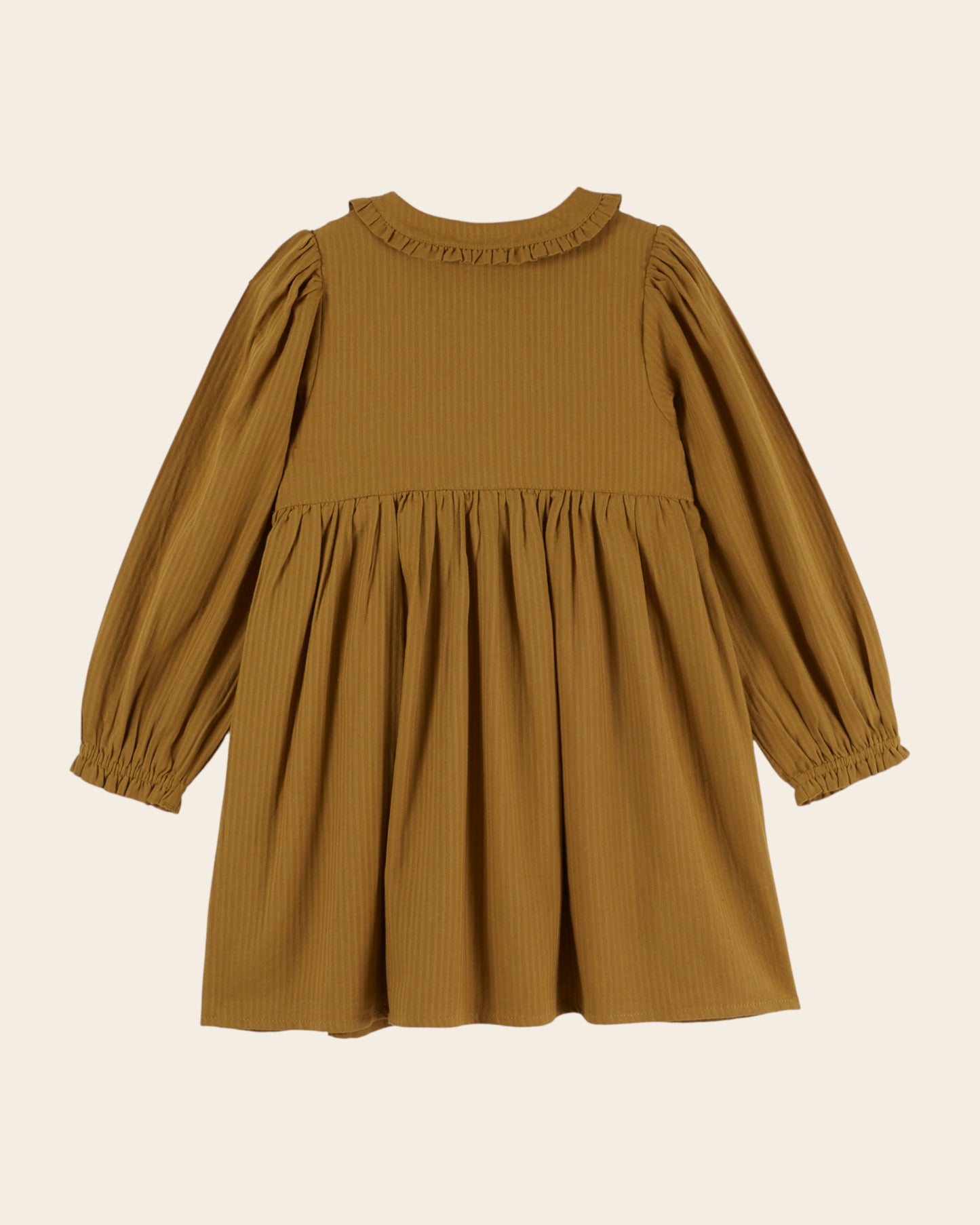 Robe - Smockée olive