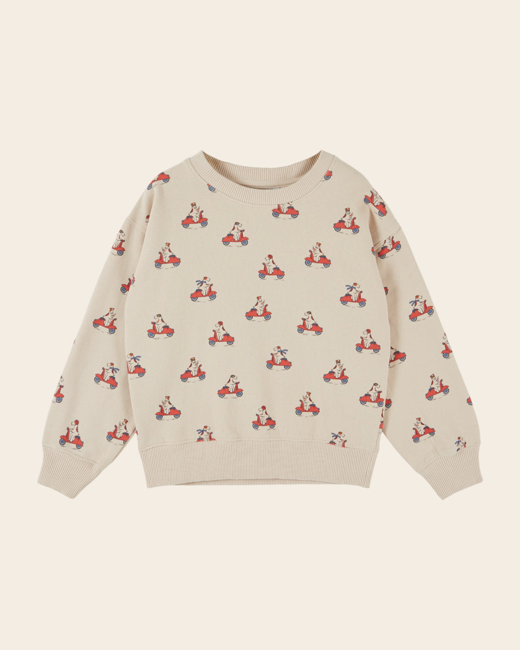 Sweat - Chien beige