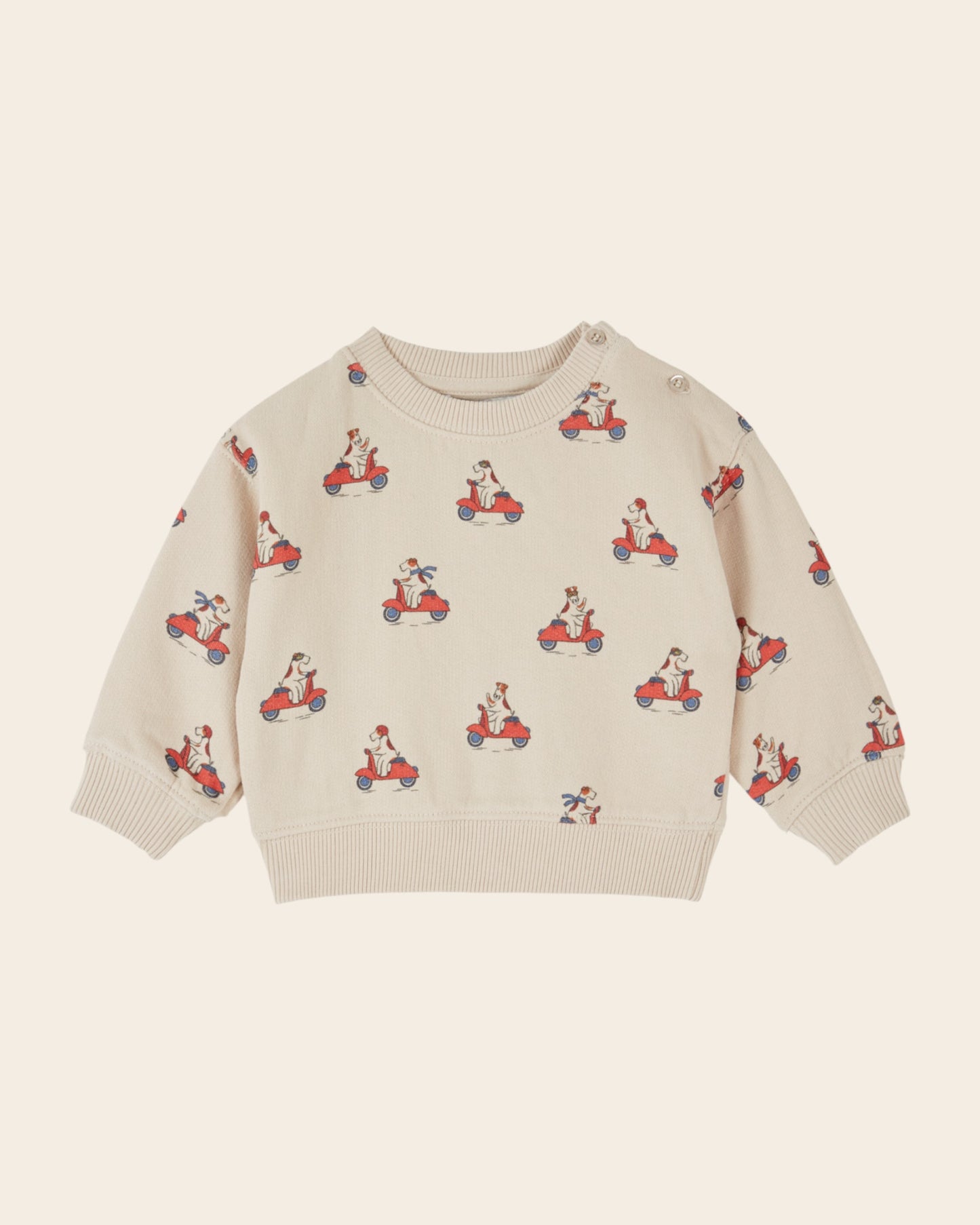 Sweat - Chien beige