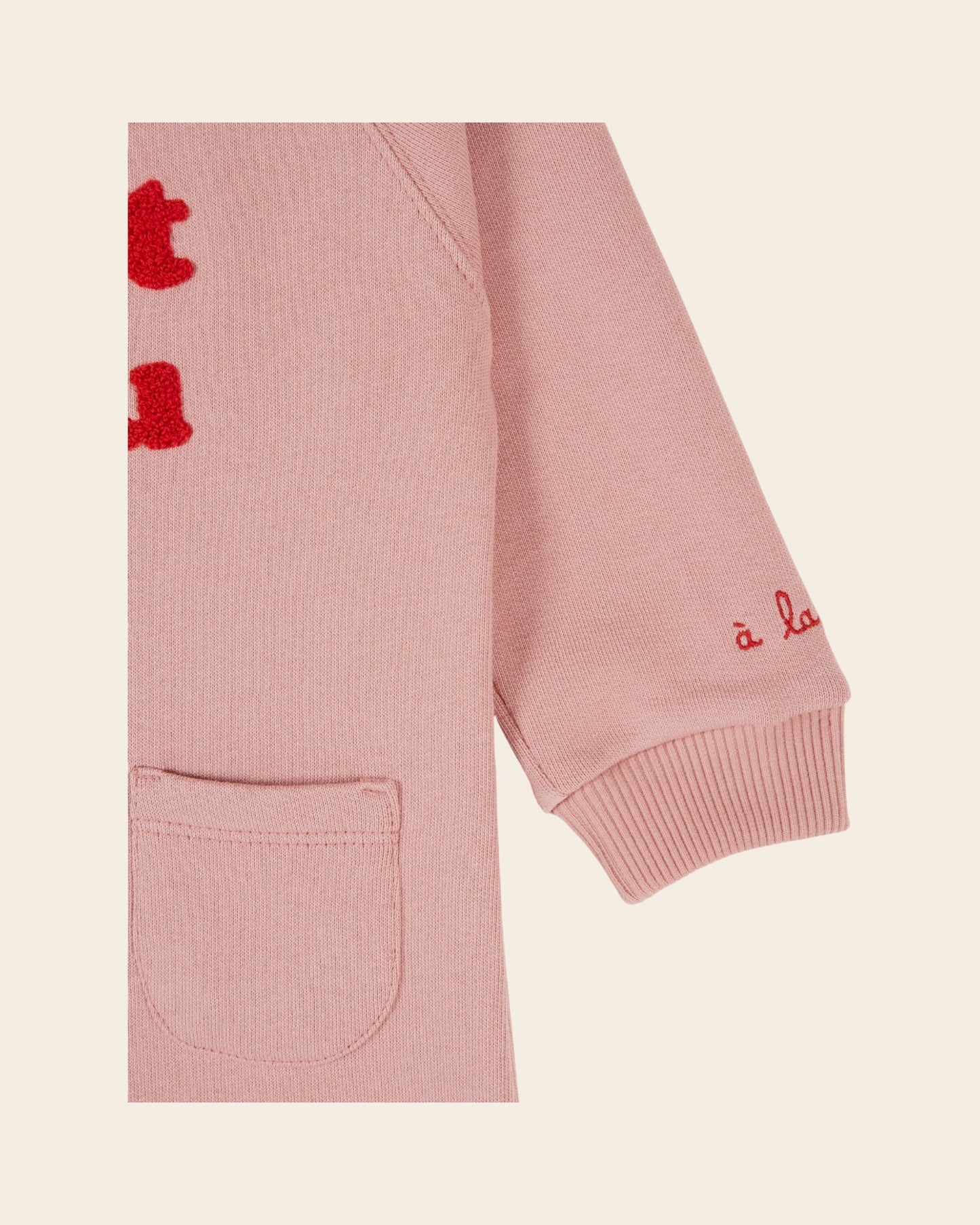 Combinaison - Petit chou rose