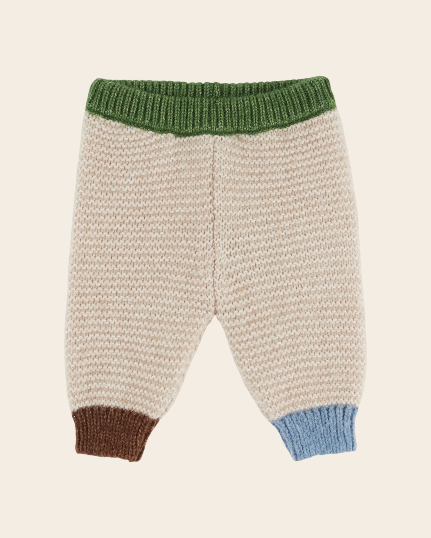 Pantalon bébé - Tricot beige
