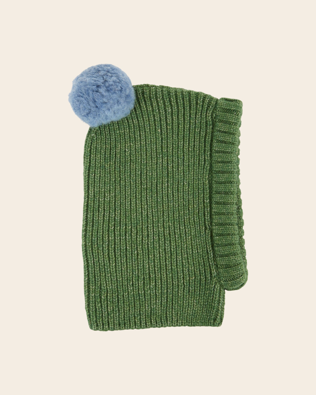 Cagoule enfant - Laine mérinos vert