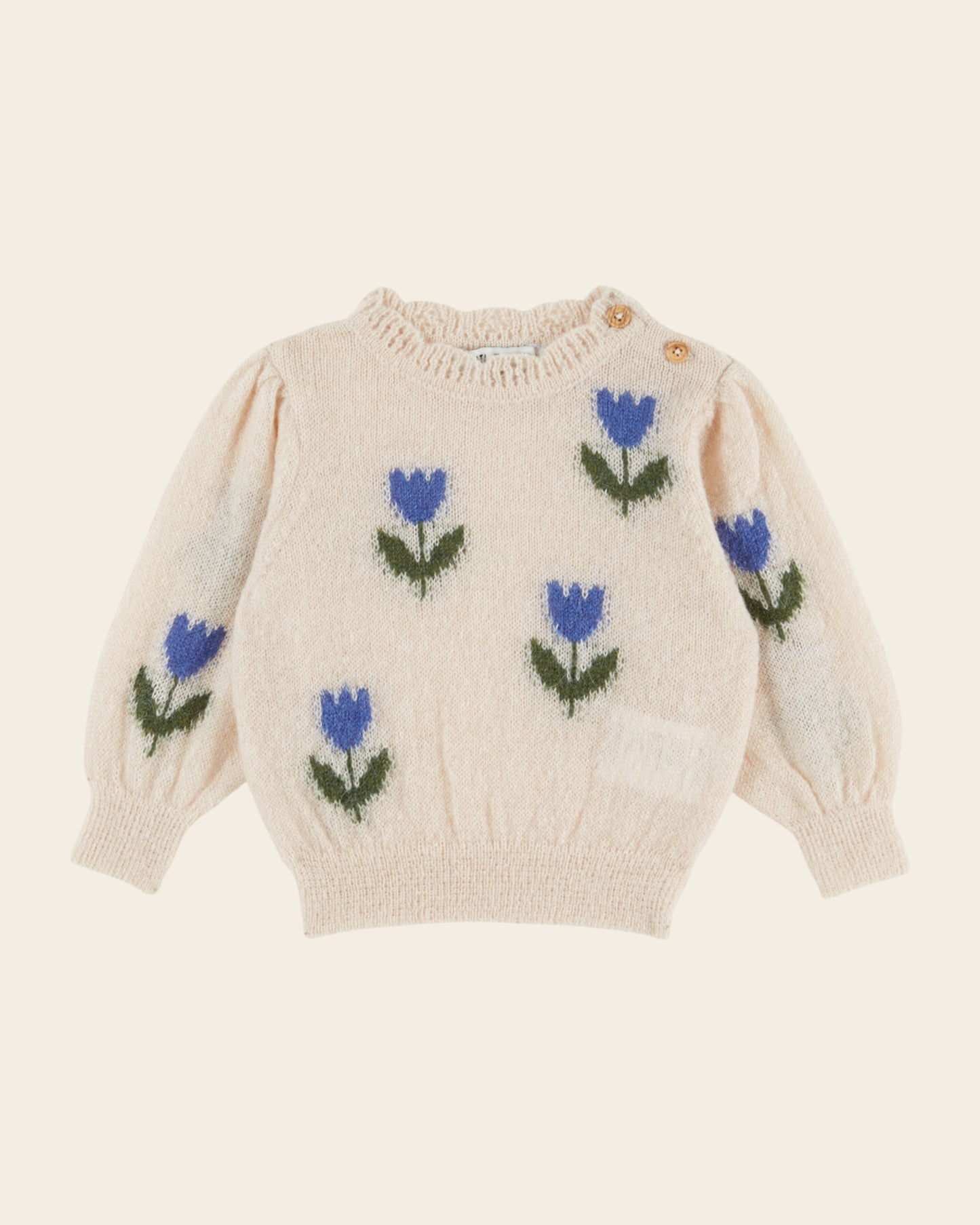 Pull enfant - Tulipe bleue
