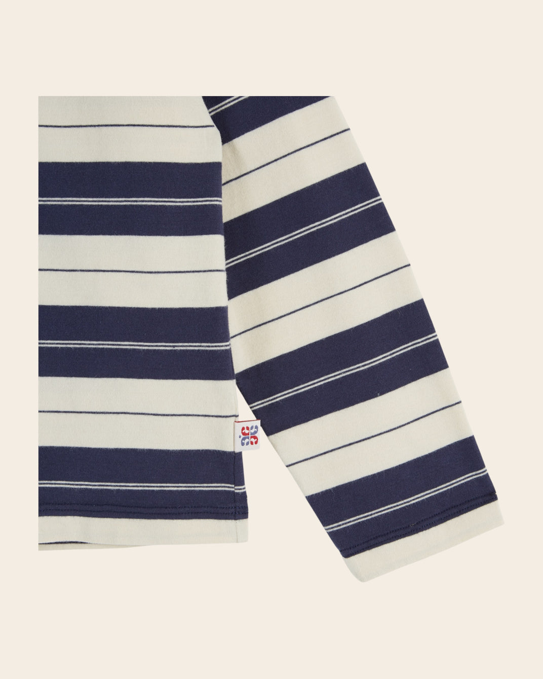 T-shirt manches longues - Rayé bleu