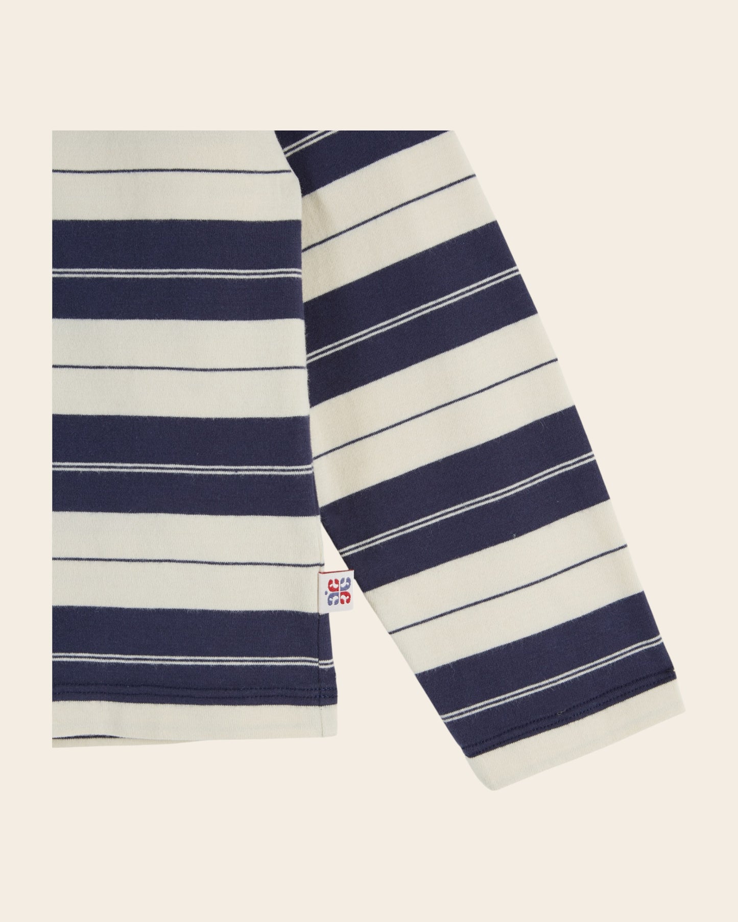 T-shirt manches longues - Rayé bleu
