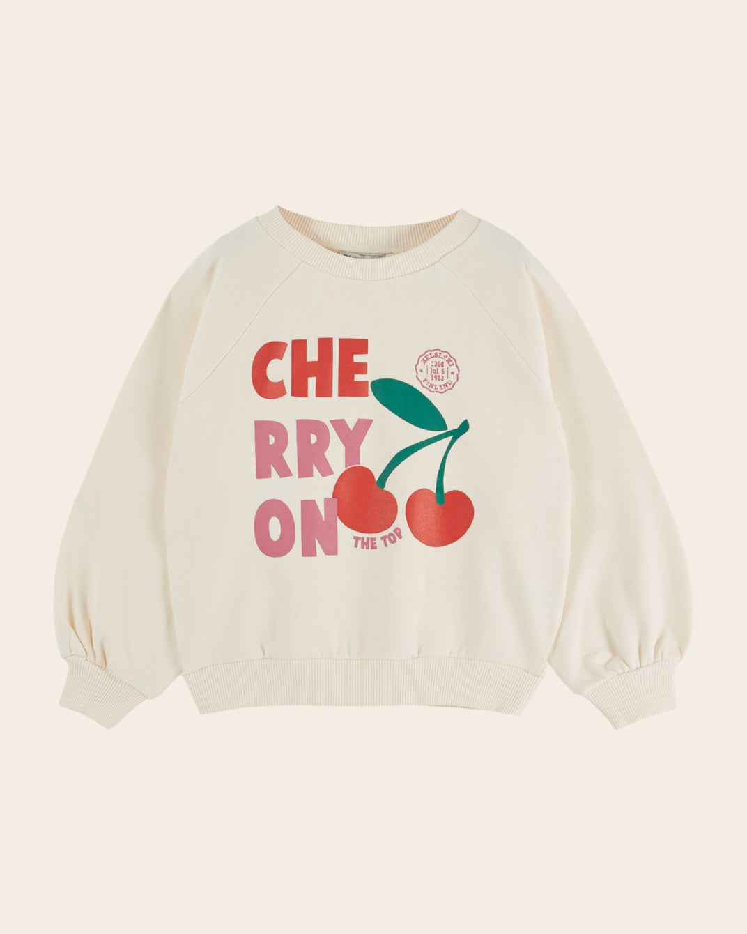 Sweat - Cherry on the top écru