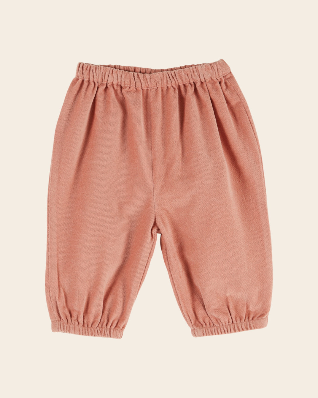 Pantalon bébé - Velours rose