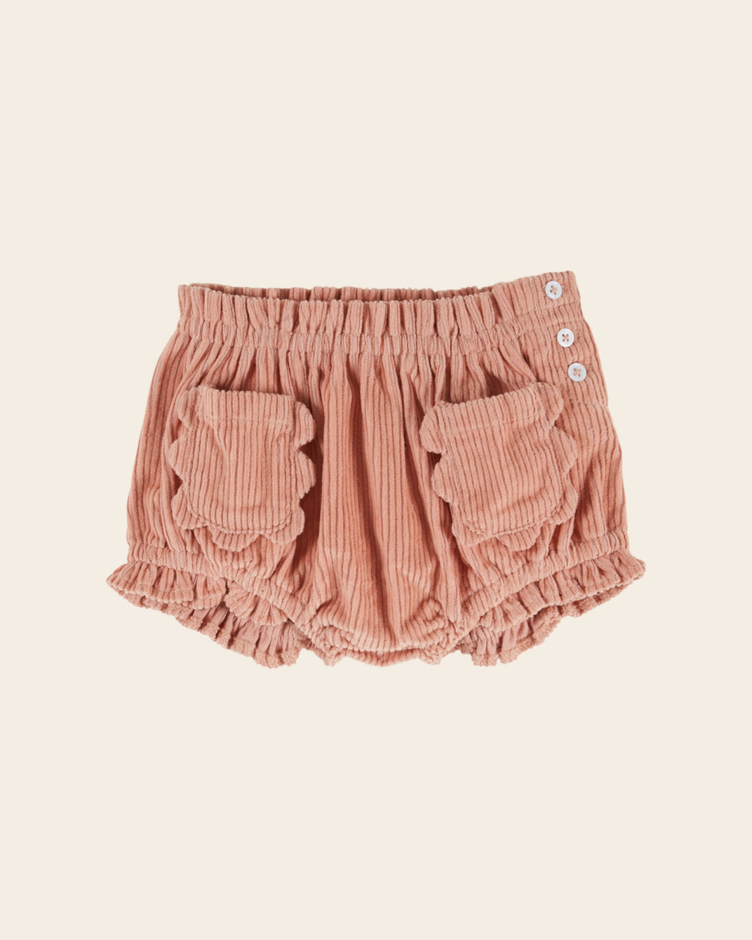 Bloomer - Velours côtelé rose