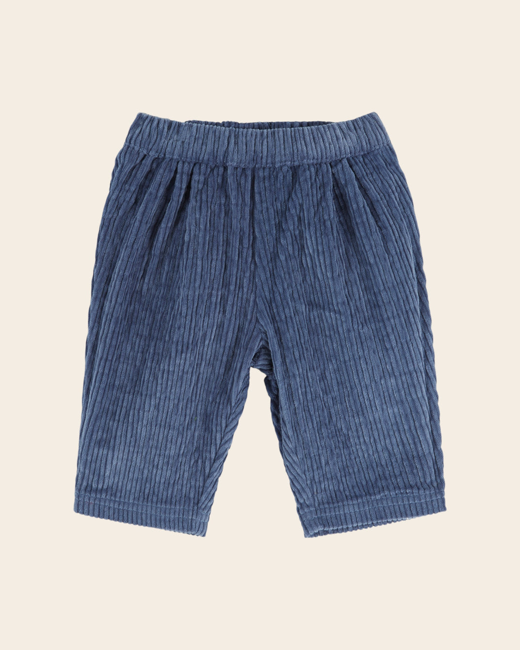 Pantalon bébé - Velours bleu
