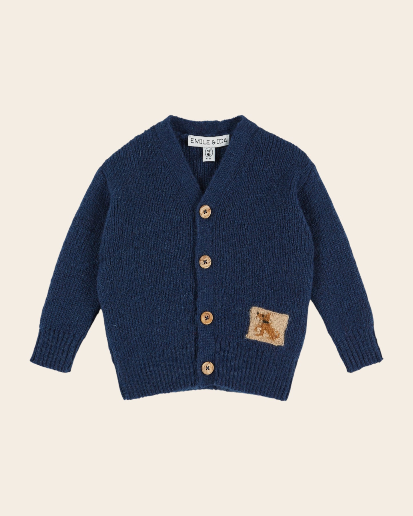 Gilet - Patch bleu foncé