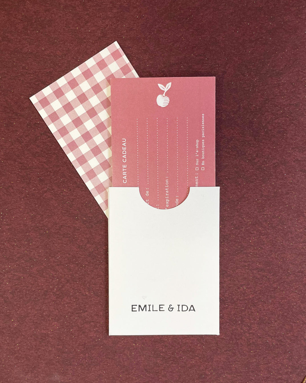 Carte cadeau - Physique vichy rose