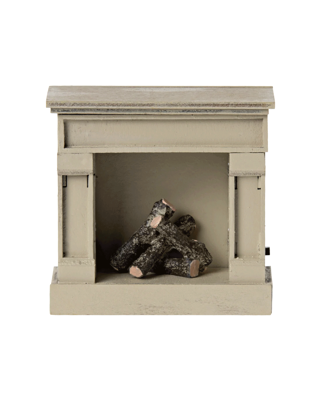 Off-white mouse fireplace - Maileg