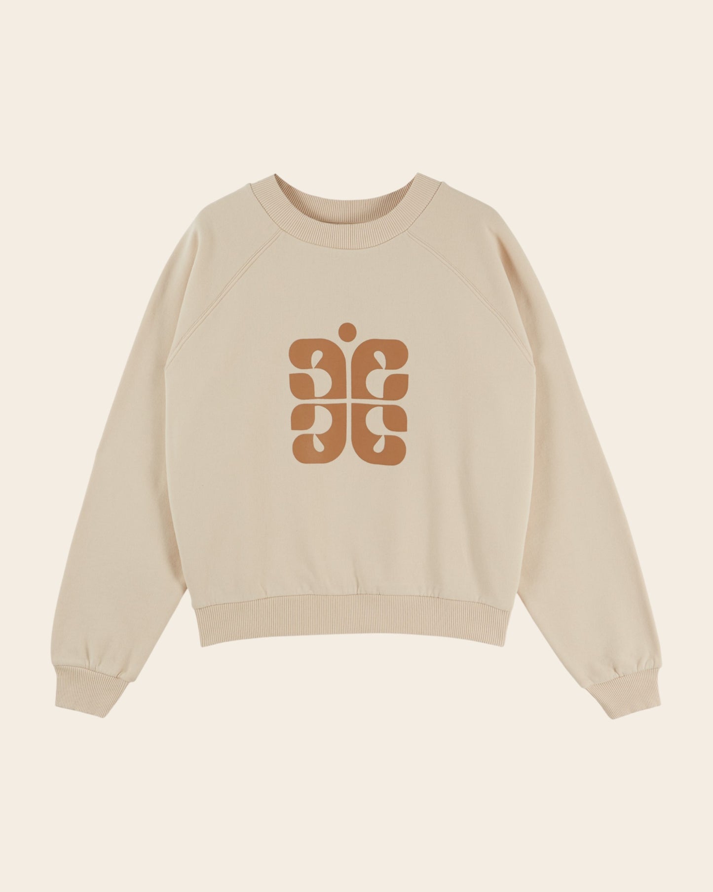 Sweat - Logo beige clair