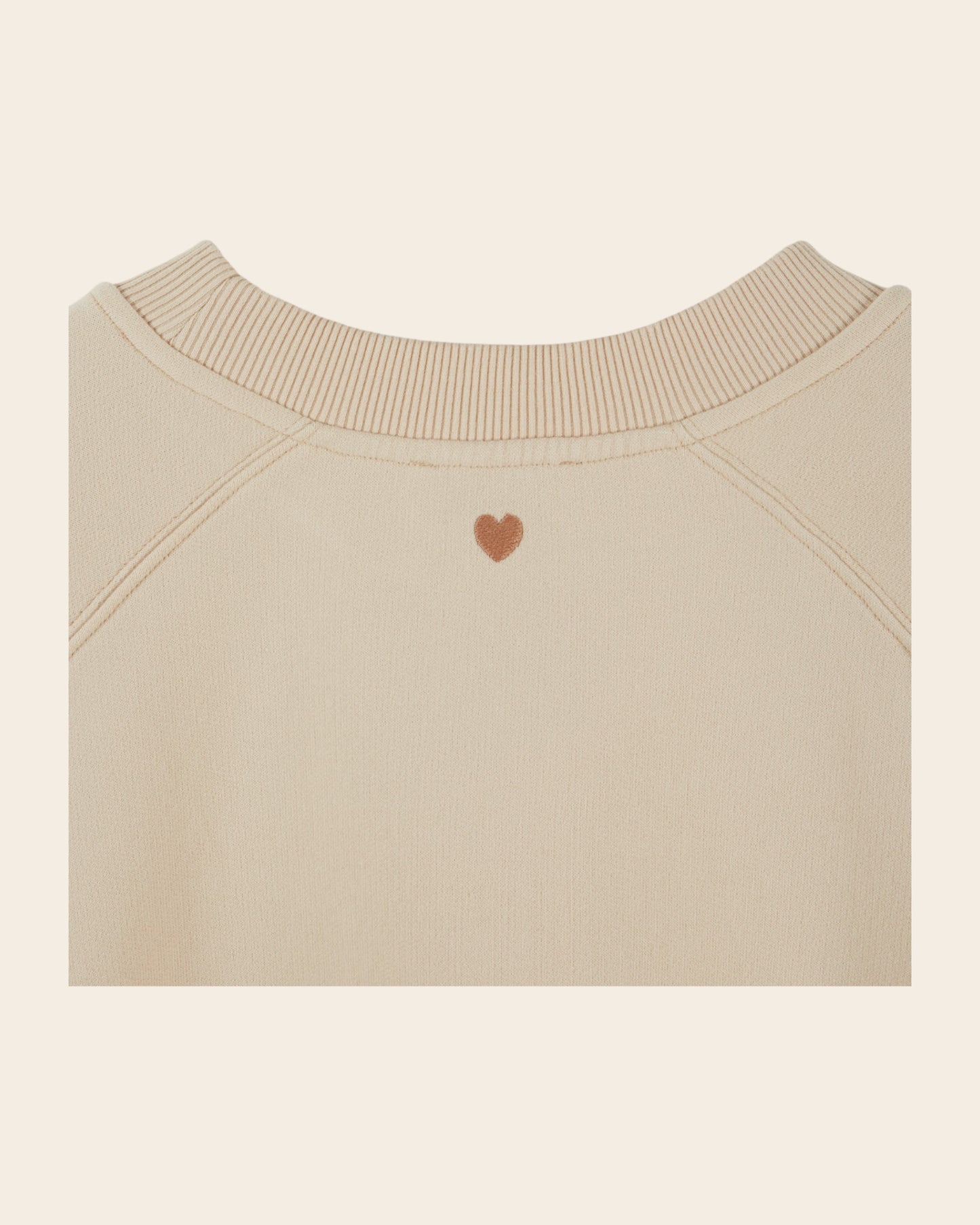 Sweat - Logo beige clair