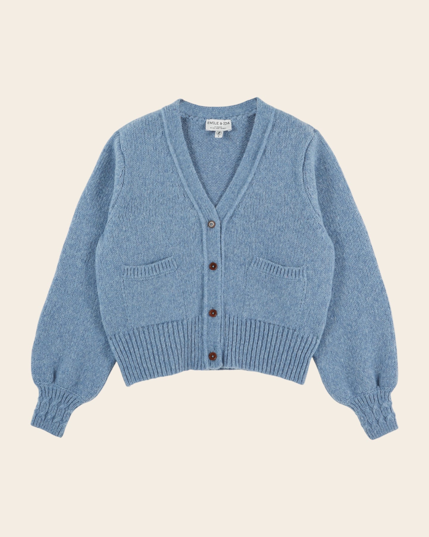 Cardigan - Ultra doux bleu clair