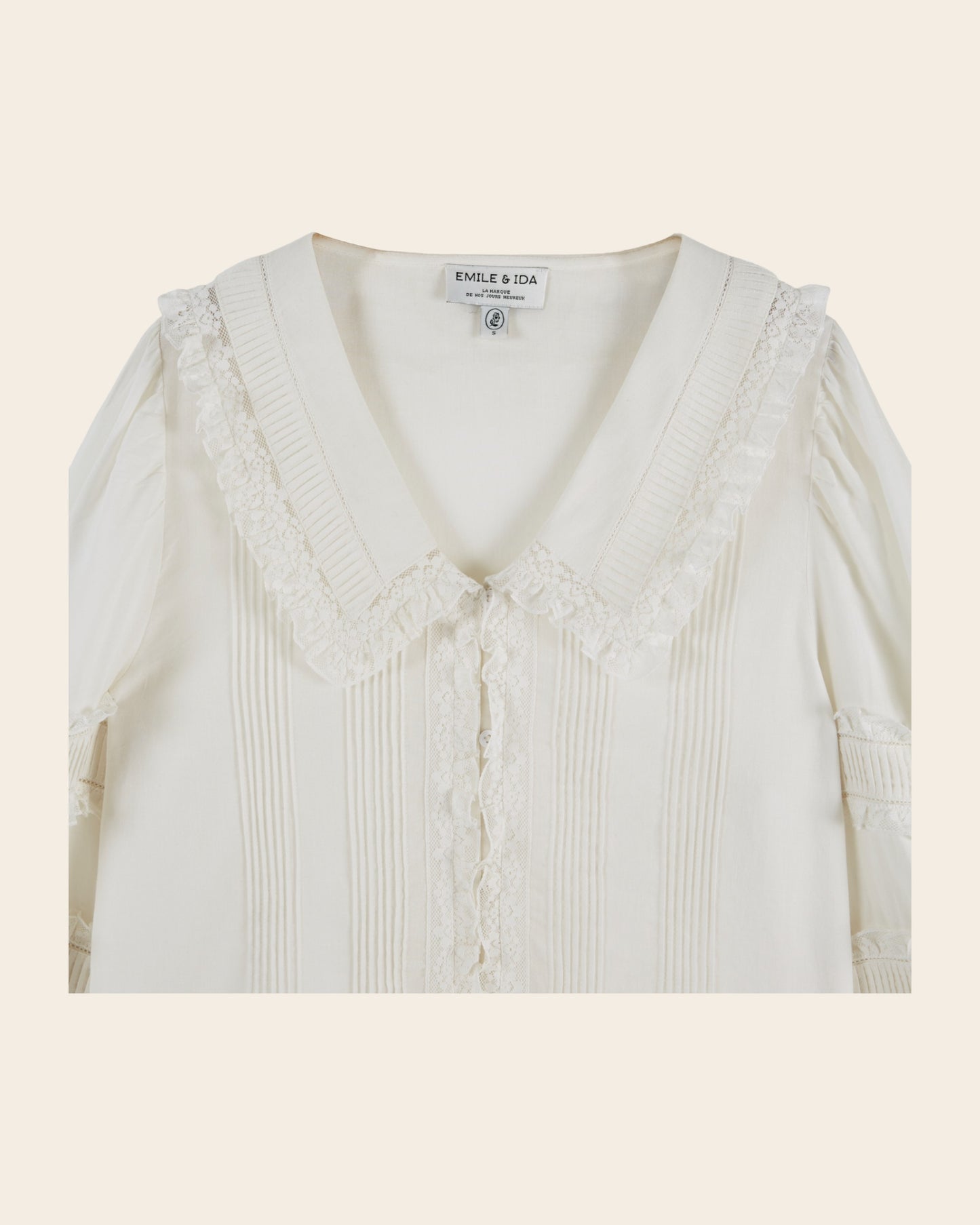 Blouse - Dentelle écru